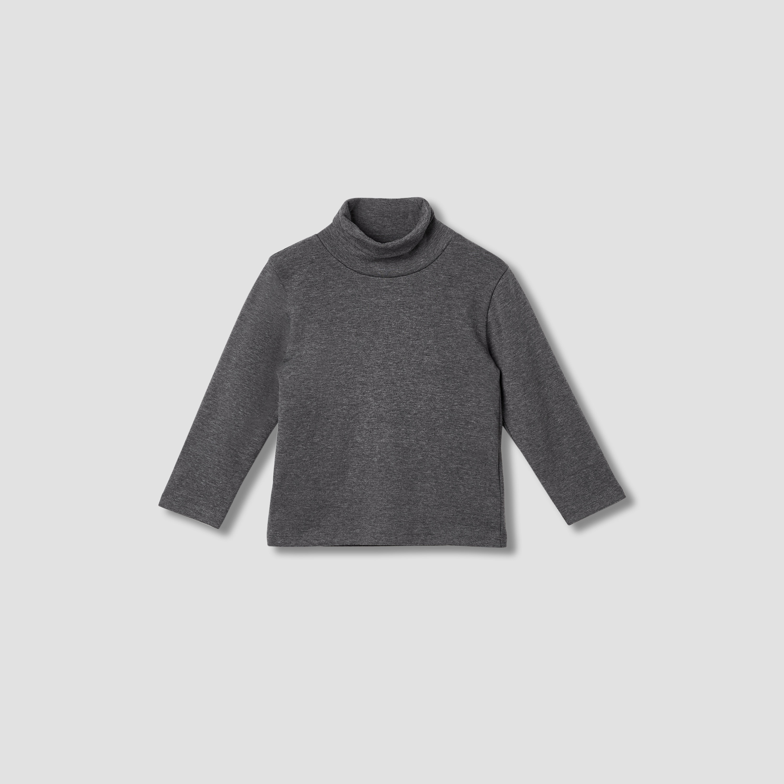 تيشيرتات سادة بياقة عالية وأكمام طويلة من جونيورز - طقم من قطعتين-baby-boys-clothing-tshirtsandpolos-image-2