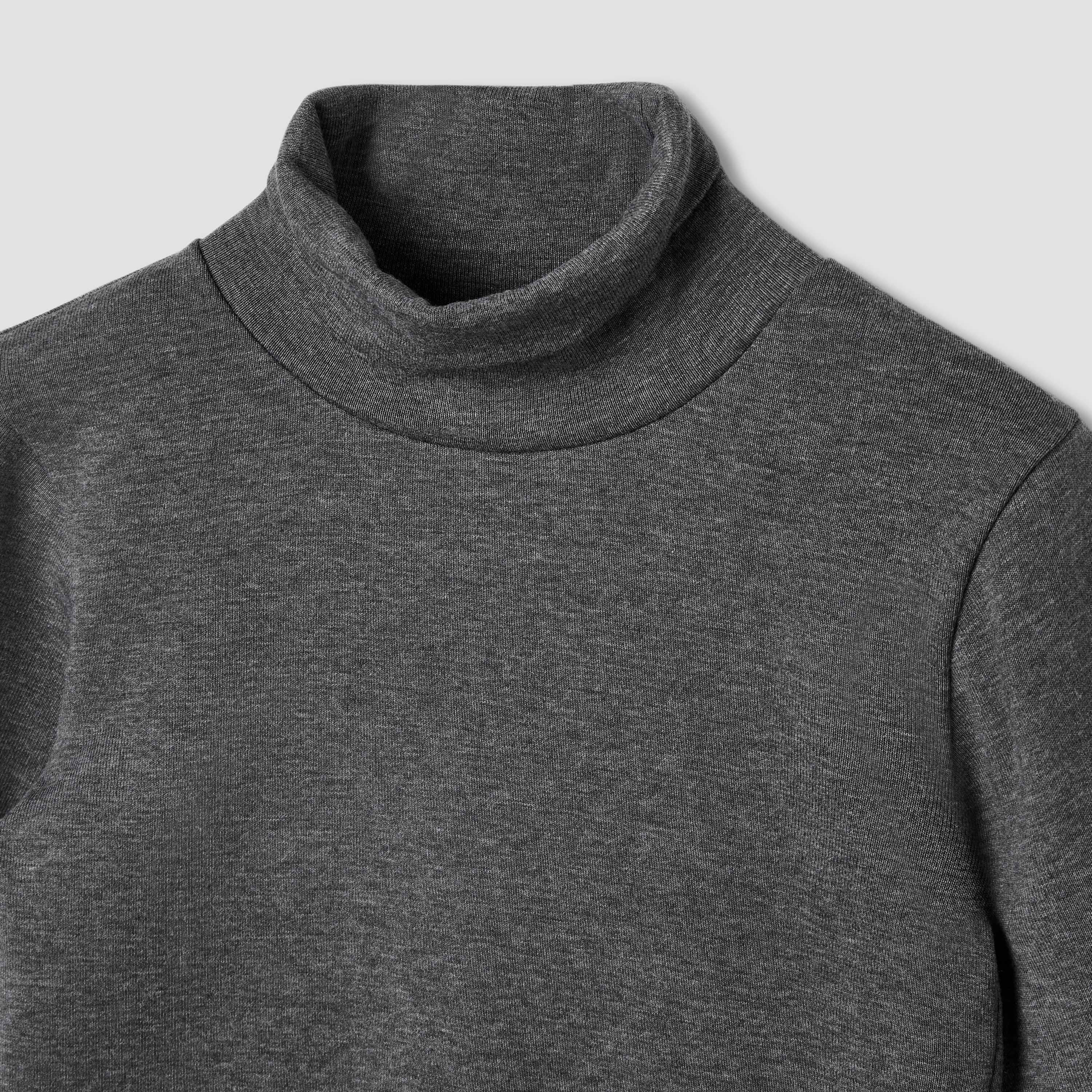 تيشيرتات سادة بياقة عالية وأكمام طويلة من جونيورز - طقم من قطعتين-baby-boys-clothing-tshirtsandpolos-image-4