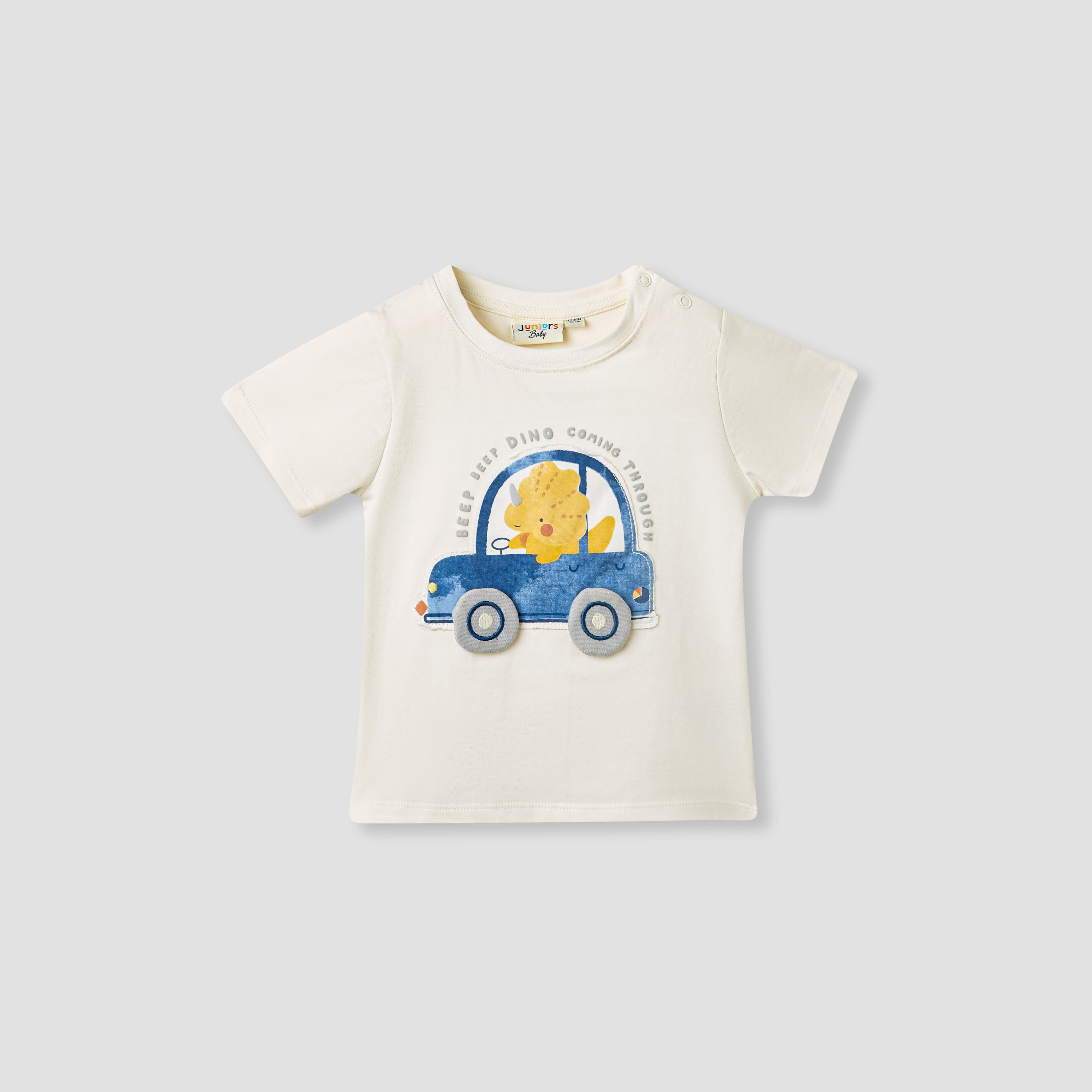 تيشيرت بأكمام قصيرة وطبعات من جونيورز - طقم من 3 قطع-baby-boys-clothing-multipacks-image-2