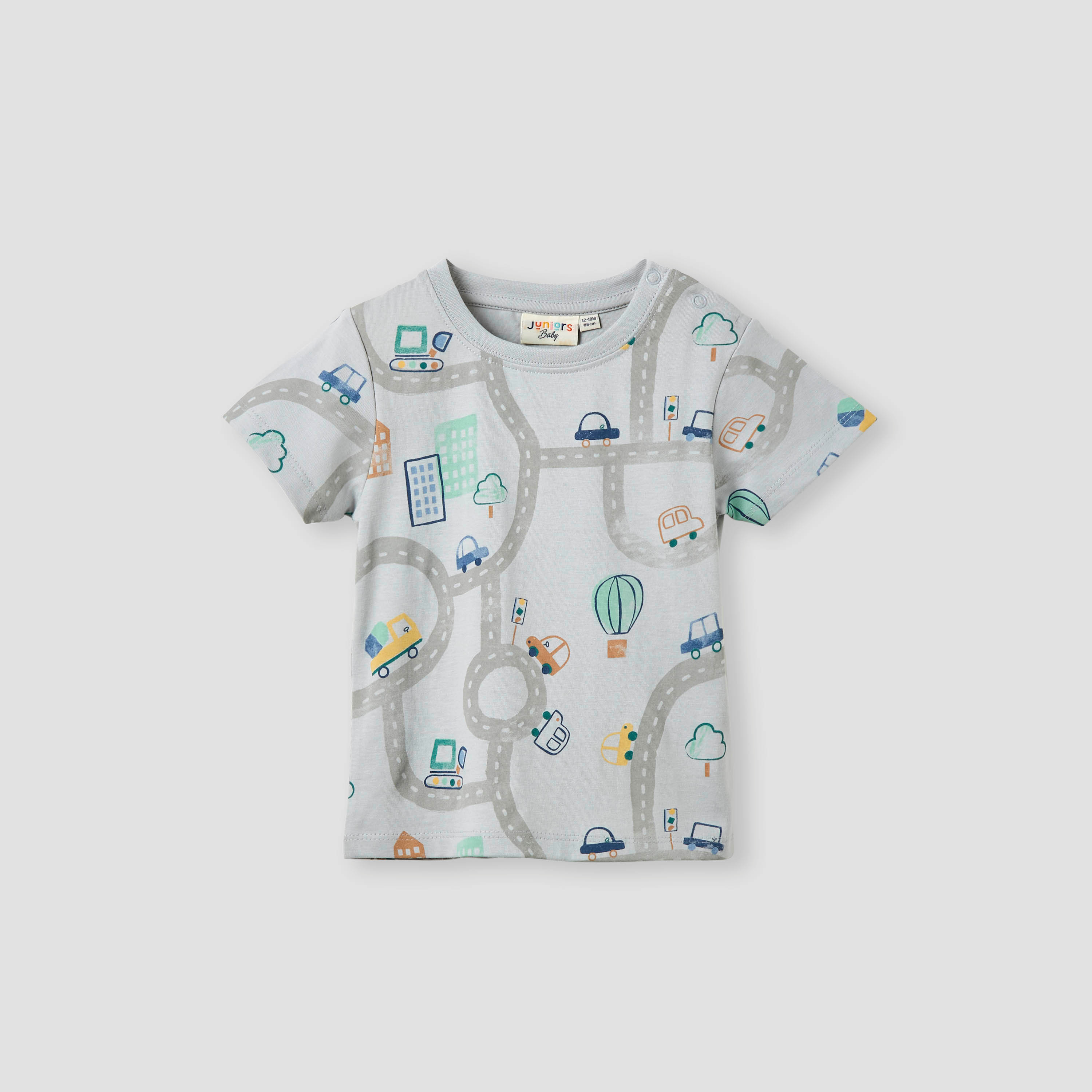 Juniors Printed T-shirt with Short Sleeves - Set of 3-baby-boys-clothing-multipacks-image-4