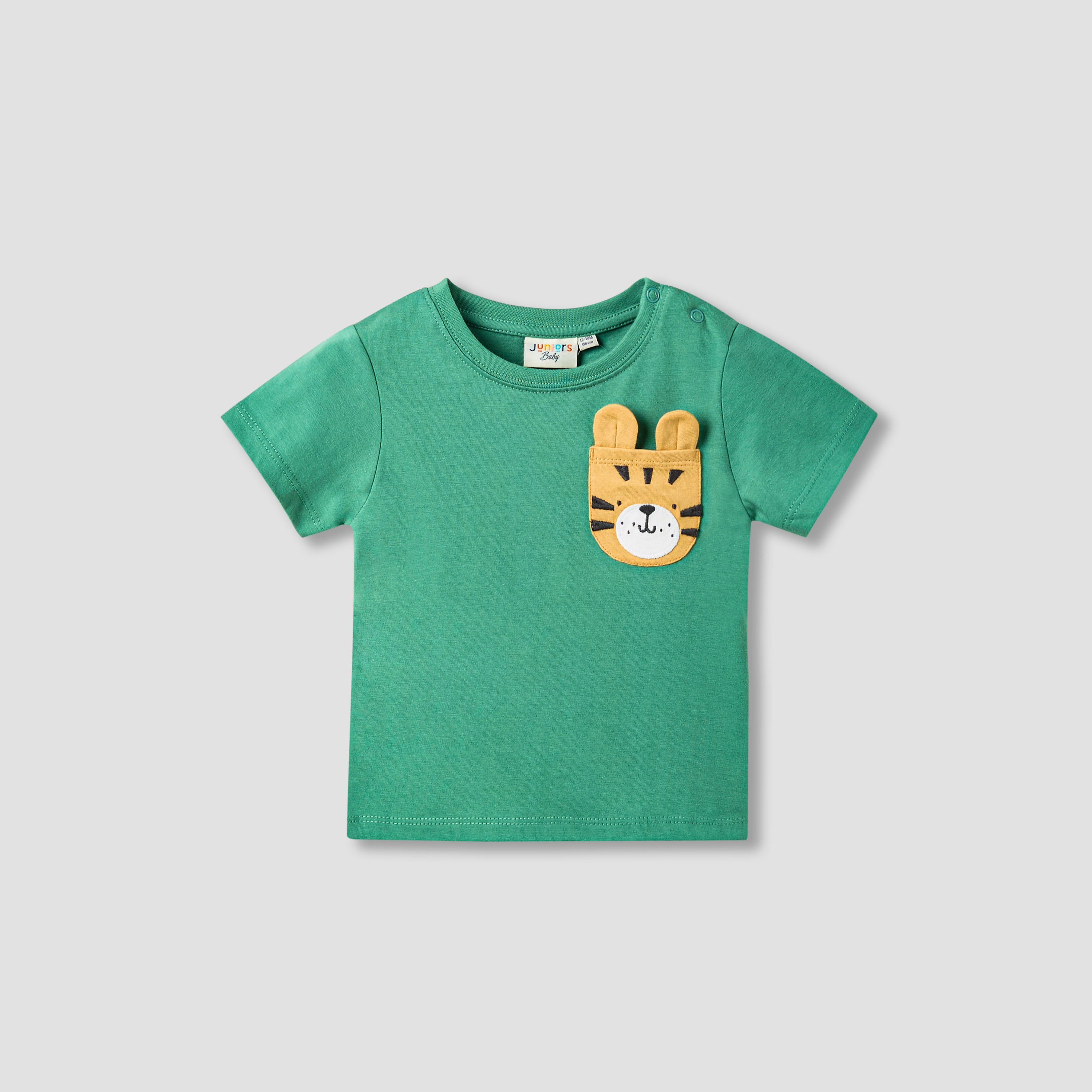 Juniors Tiger Applique T-shirt with Short Sleeves - Set of 3-boys-clothing-multipacks-image-3