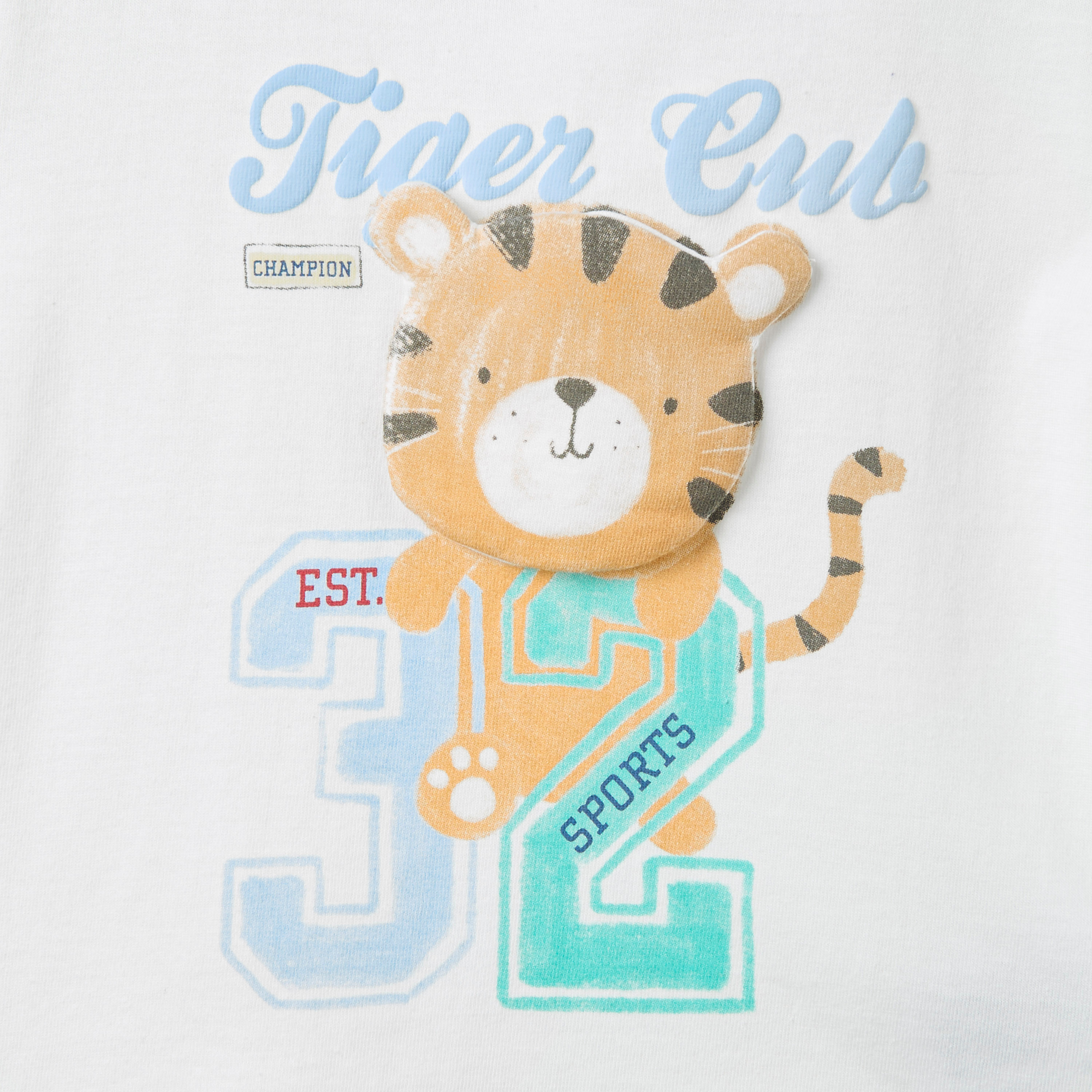 Juniors Tiger Applique T-shirt with Short Sleeves - Set of 3-boys-clothing-multipacks-image-7