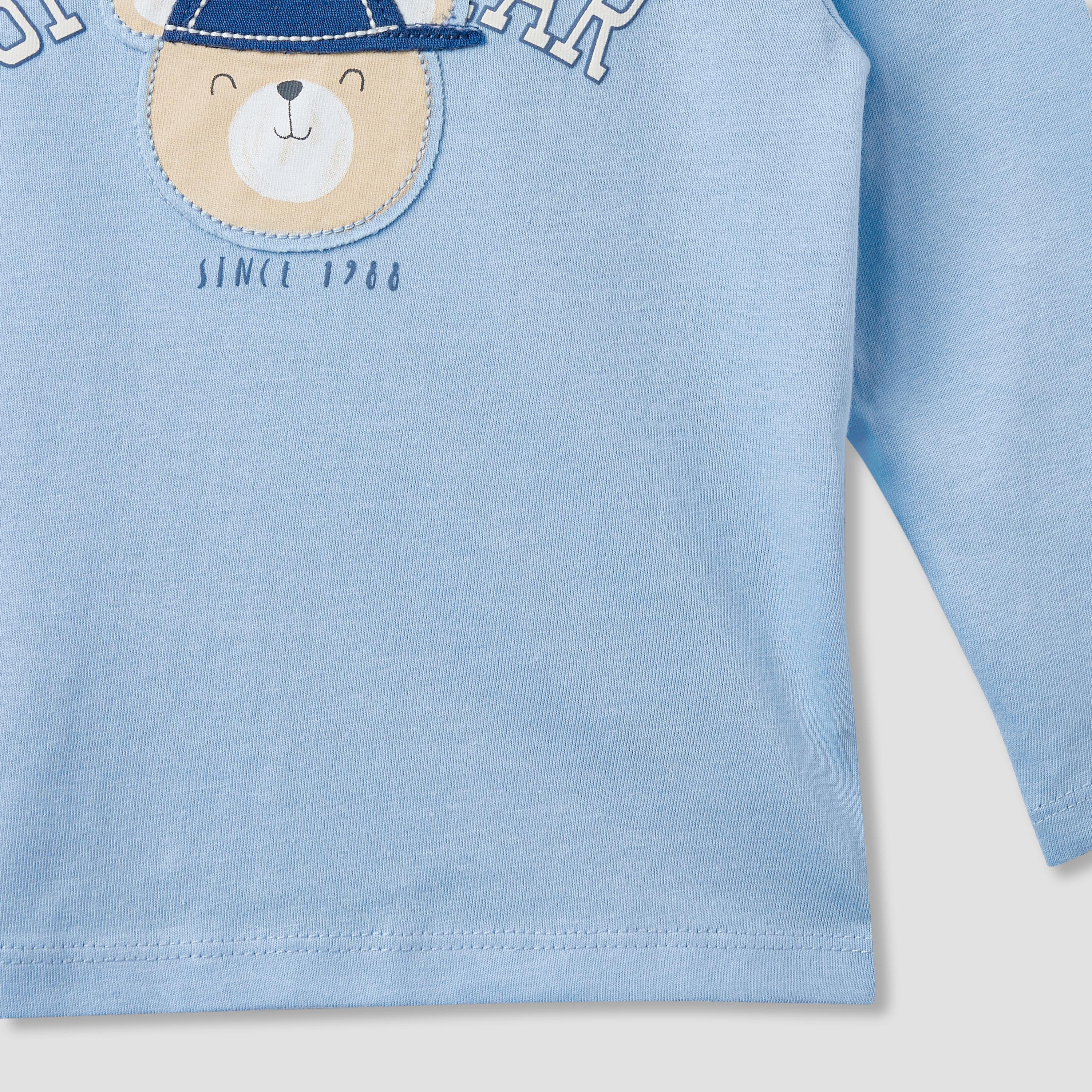 Juniors Printed T-shirt with Long Sleeves - Set of 3-boys-clothing-multipacks-image-7