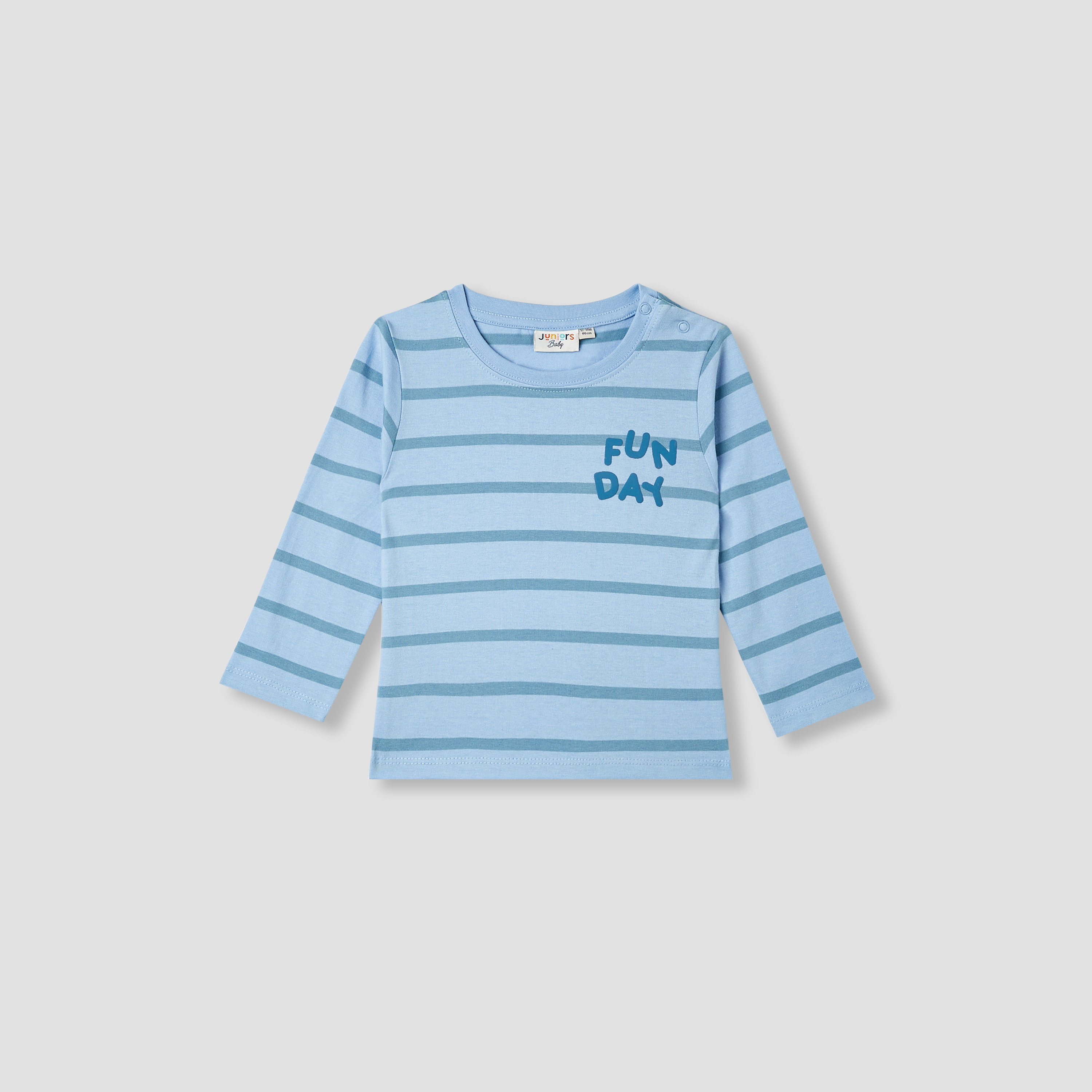 تيشيرت مخطط بطبعات شعار وأكمام طويلة من جونيورز-baby-boys-clothing-tshirtsandpolos-image-4