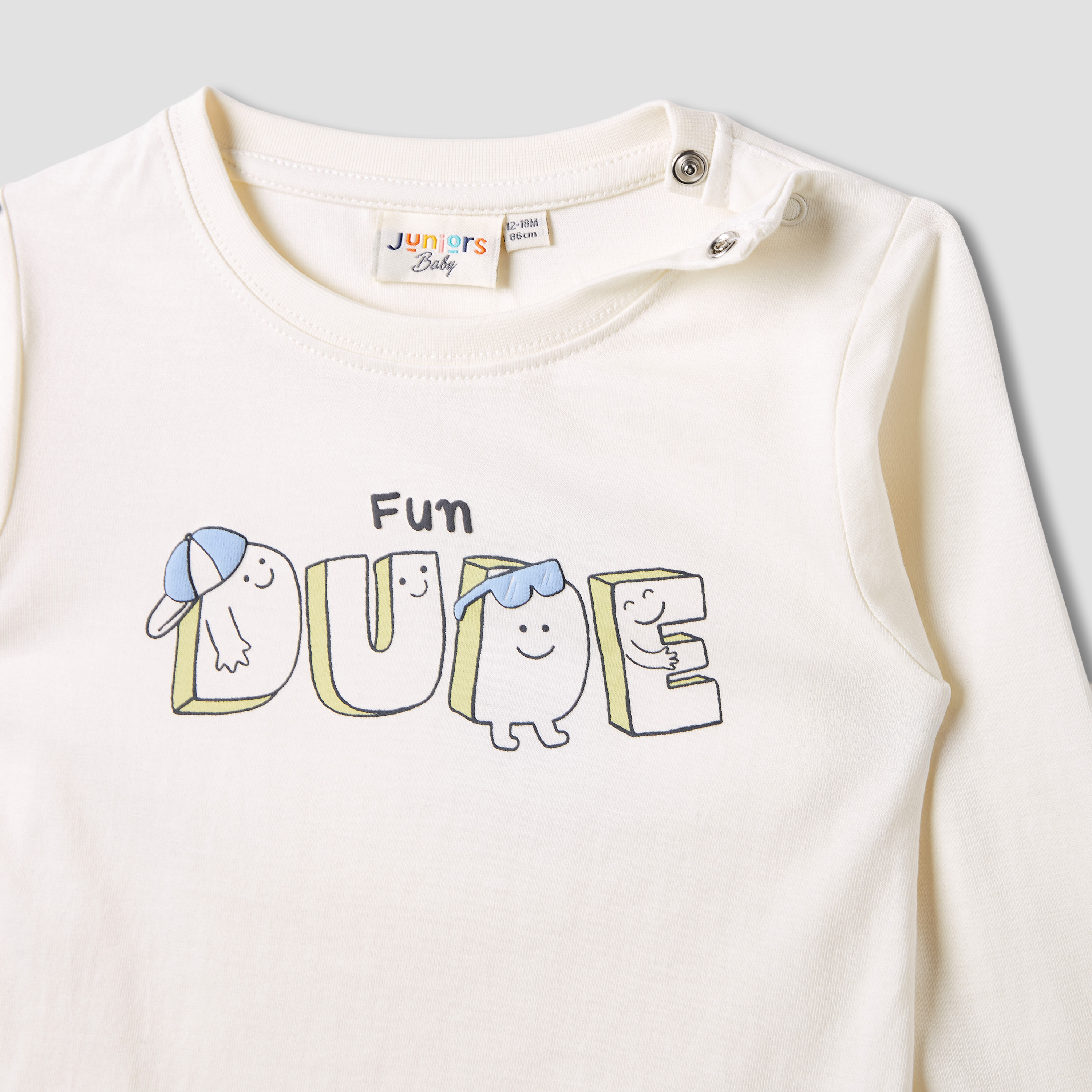 Juniors Graphic Print T-shirt with Long Sleeves-baby-boys-clothing-tshirtsandpolos-image-3