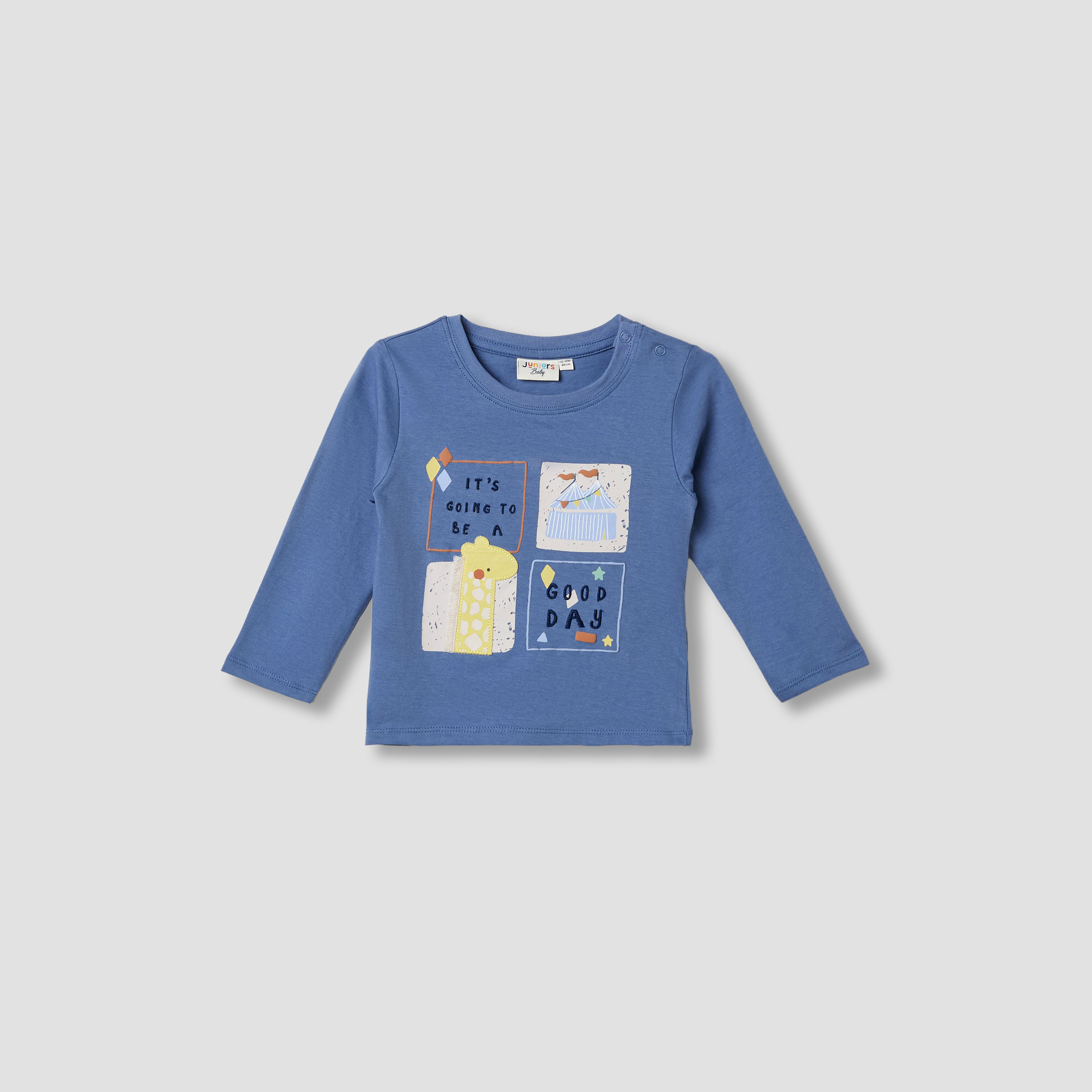 Juniors Animal Print T-Shirt with Long Sleeves - Set of 3-baby-boys-clothing-tshirtsandpolos-image-3