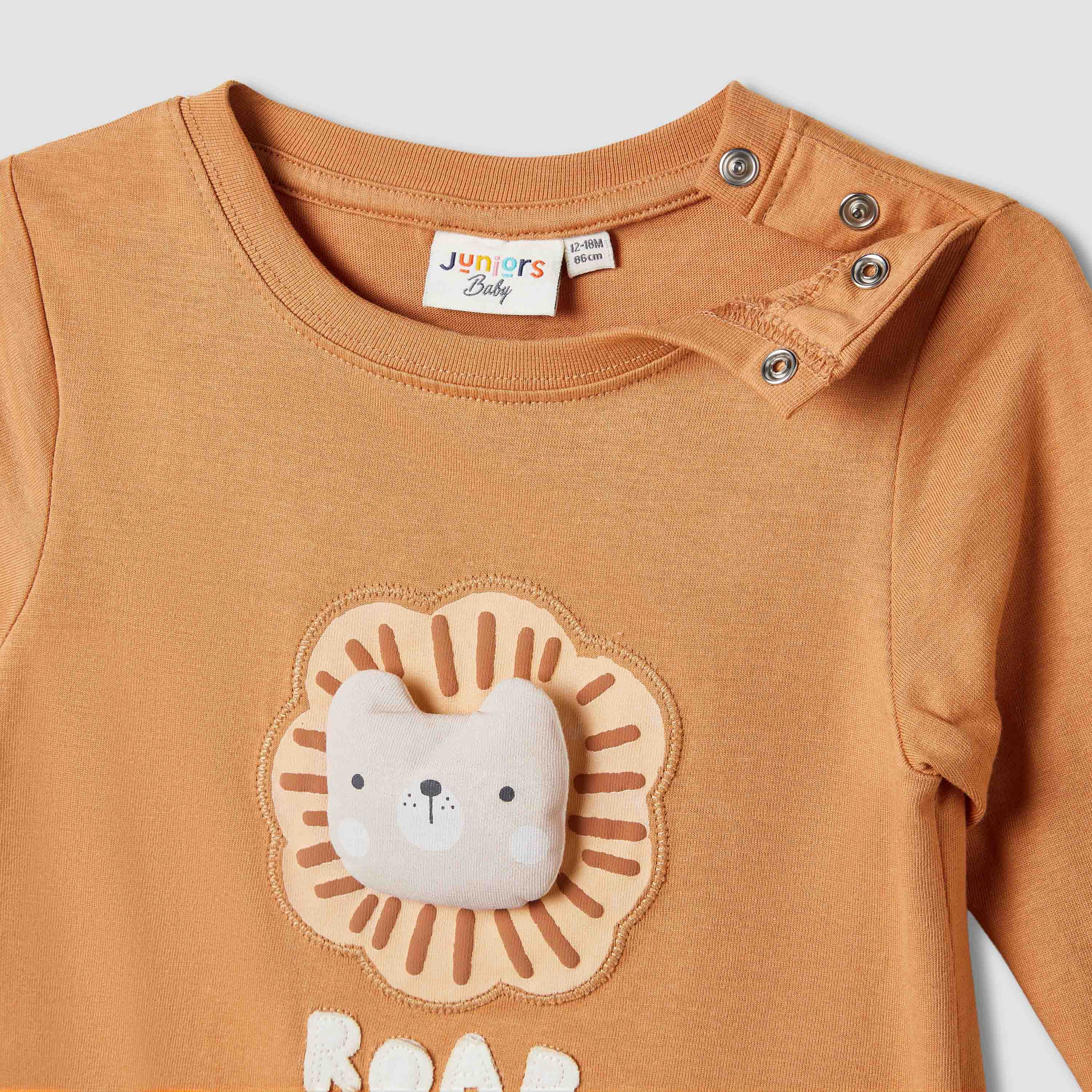 Juniors Animal Print T-Shirt with Long Sleeves - Set of 3-baby-boys-clothing-tshirtsandpolos-image-5
