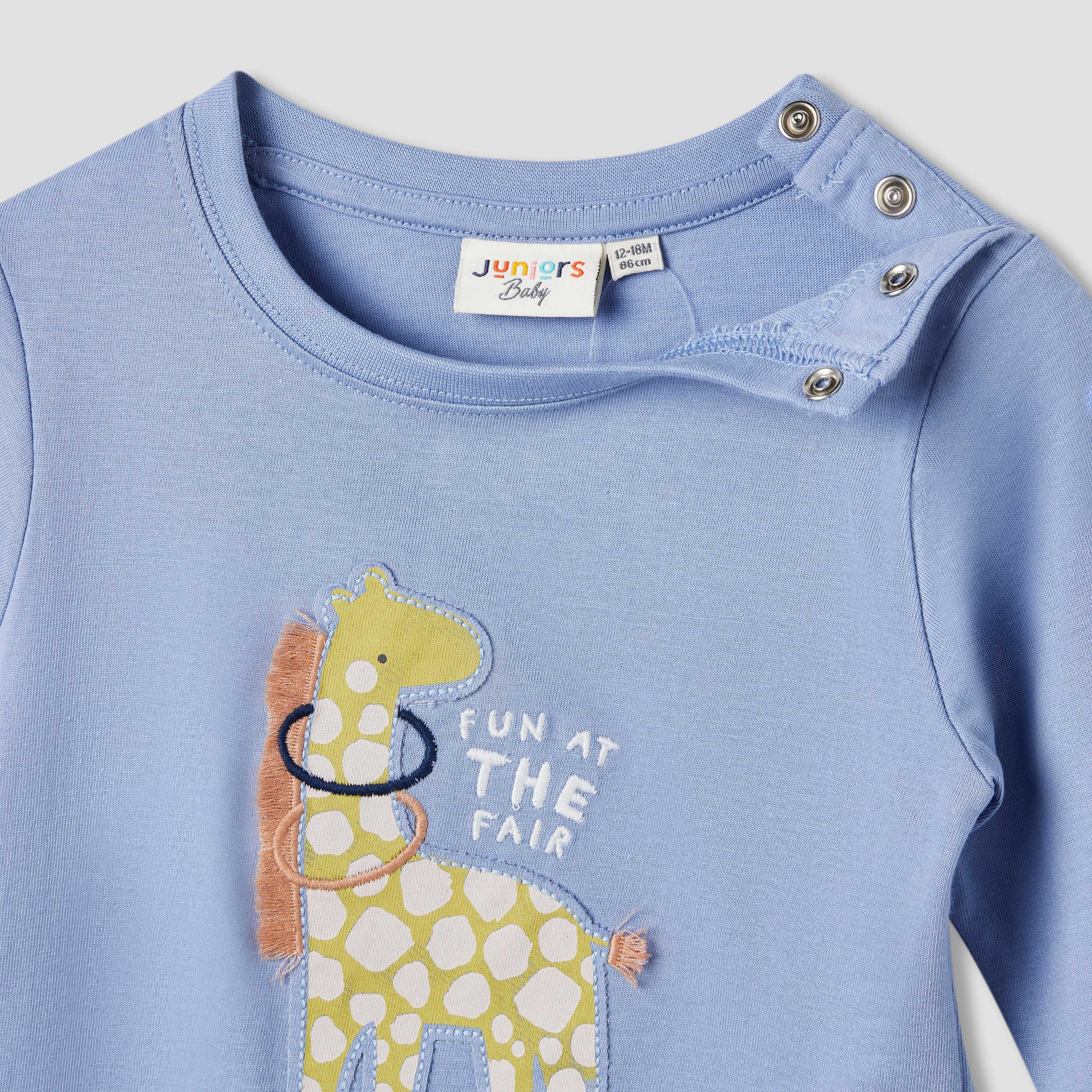 Juniors Animal Applique T-shirt with Long Sleeves - Set of 3-baby-boys-clothing-multipacks-image-5