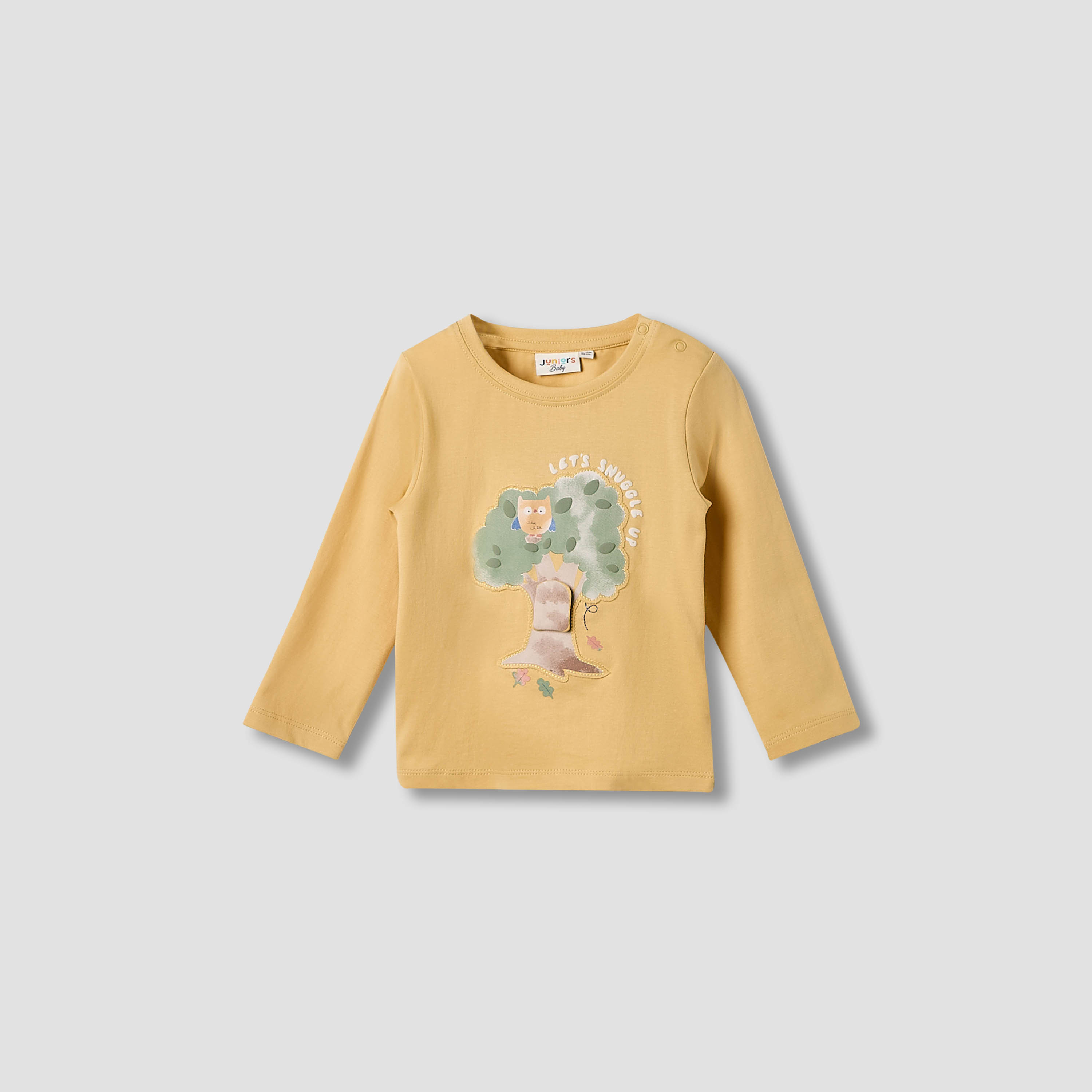Juniors Boys Crew Neck T-shirt with Animal Print - Cotton - Long Sleeves - Set of 3-baby-boys-clothing-tshirtsandpolos-image-3