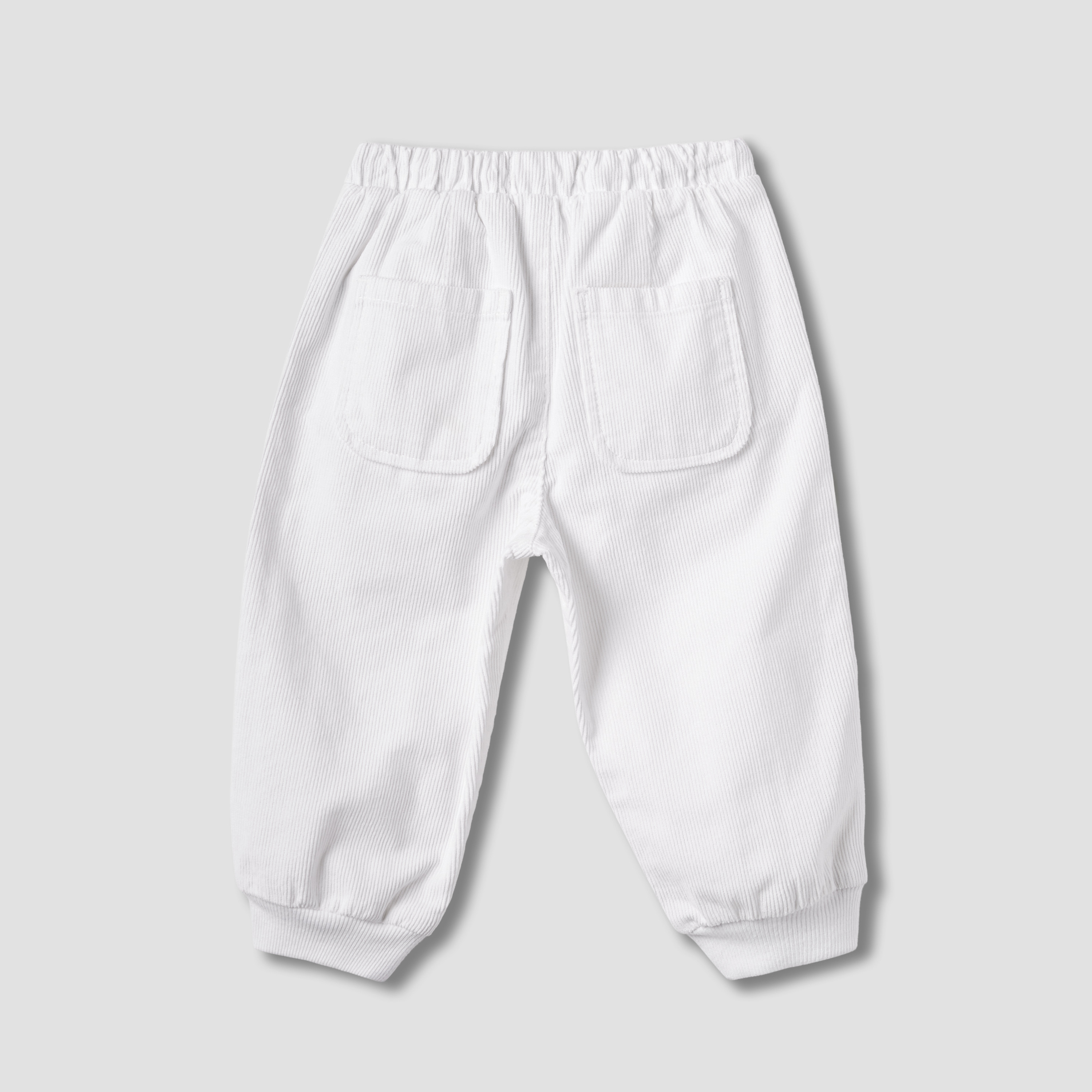 Juniors Solid Corduroy Cargo Joggers with Pockets-baby-boys-clothing-bottoms-joggersandtrackpants-image-2
