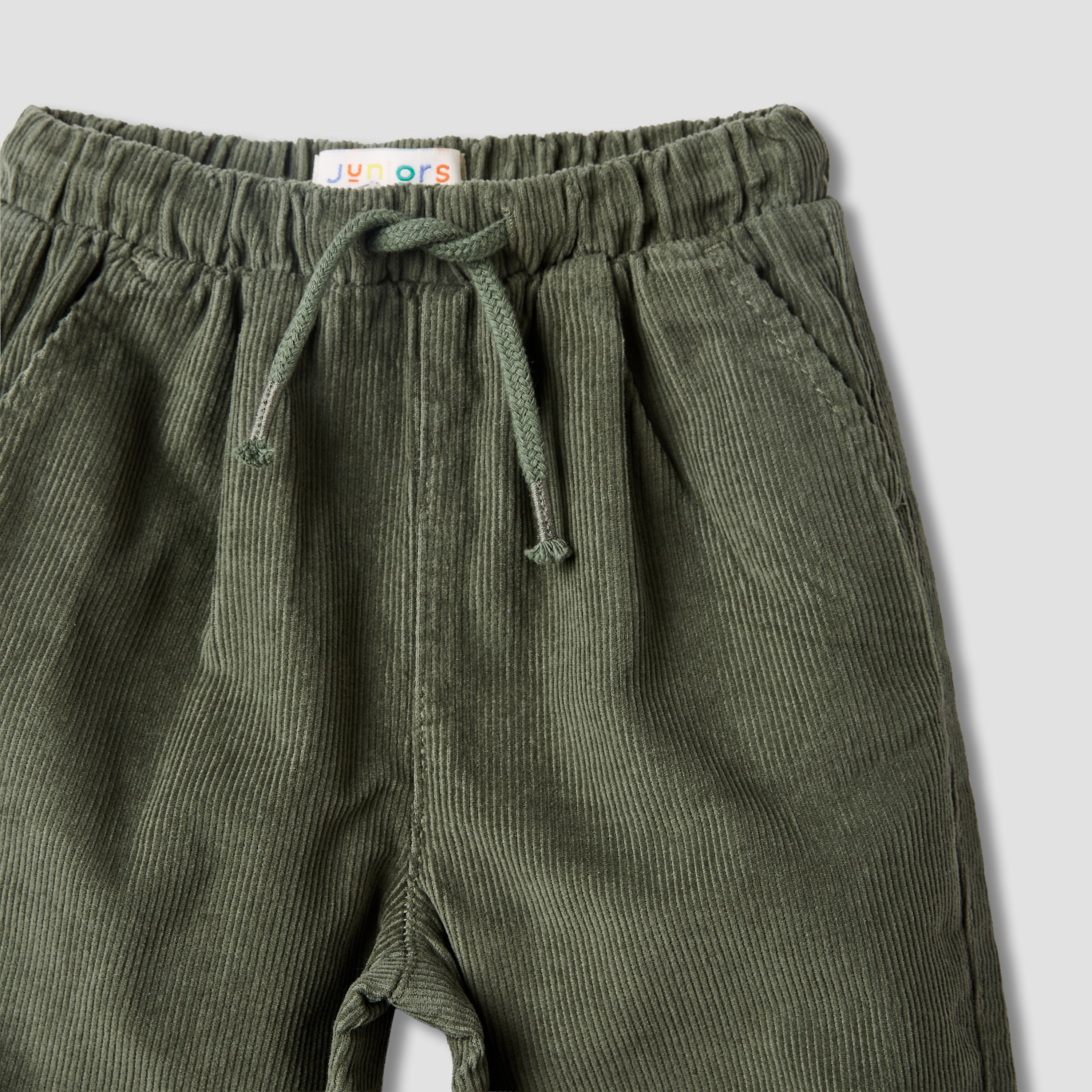 بنطلون رياضي كارجو سادة من الكوردروي مع جيوب من جونيورز-baby-boys-clothing-bottoms-trousers-image-3