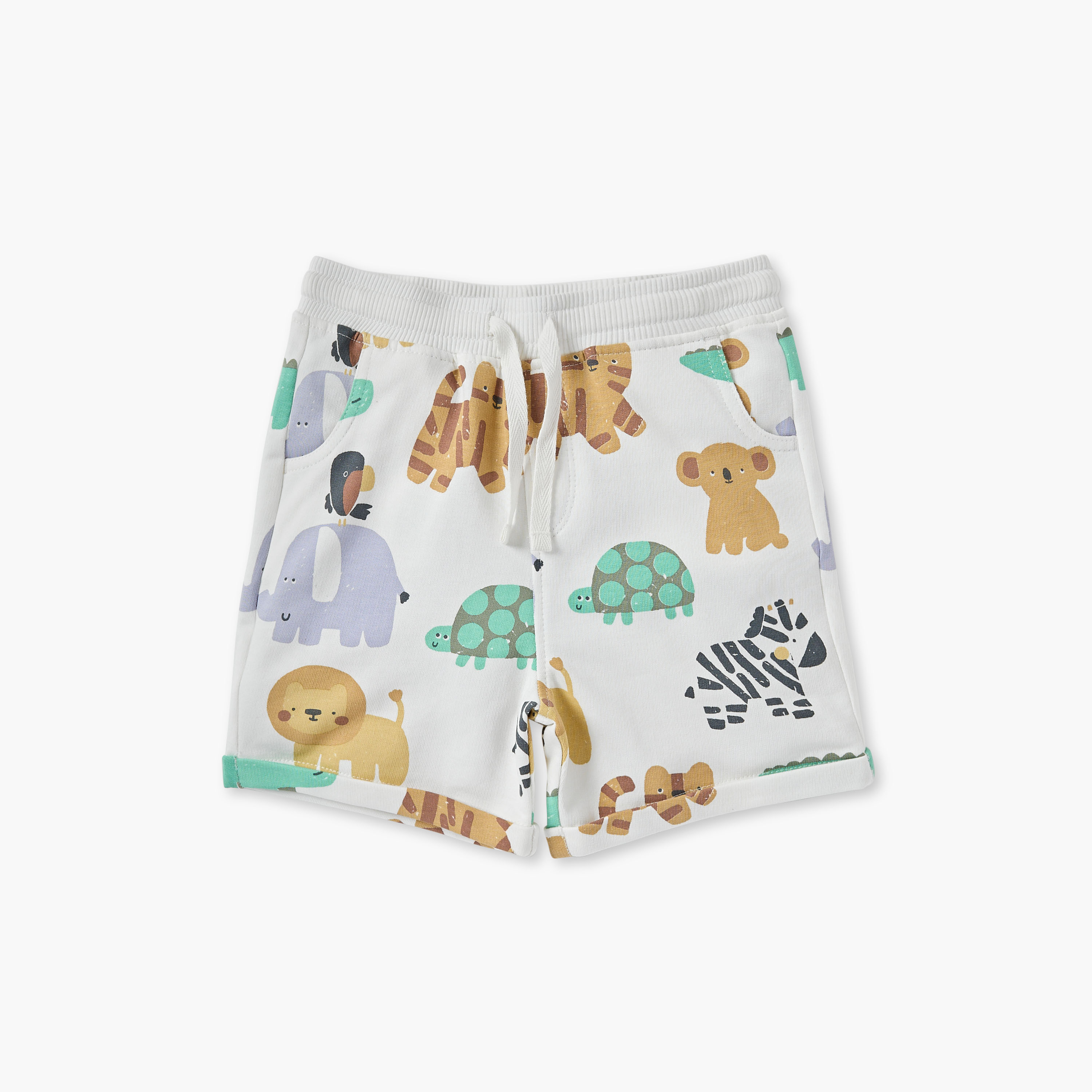 Juniors Assorted Shorts with Drawstring Closure - Set of 2-baby-boys-clothing-bottoms-shorts-image-3
