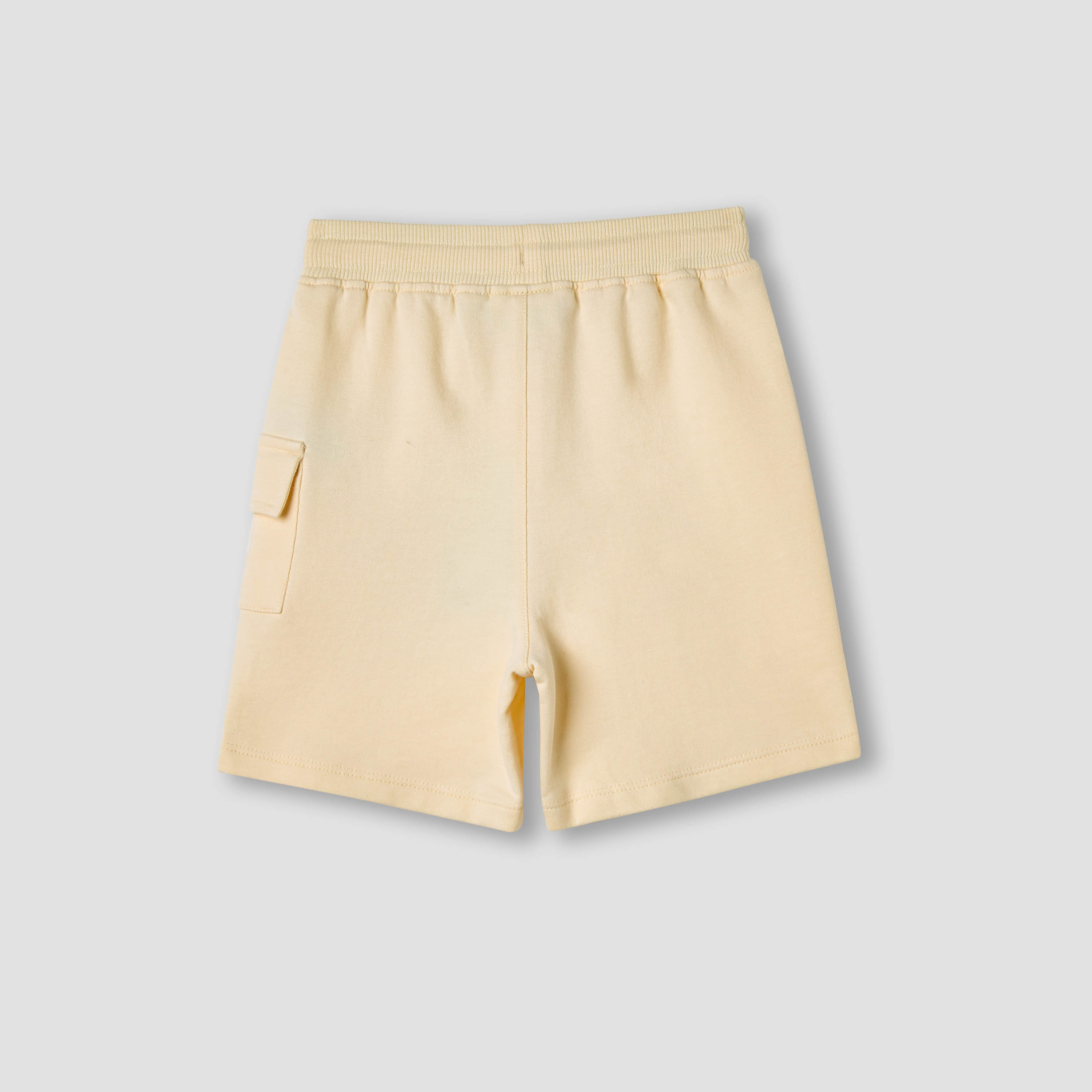 Juniors Solid Shorts with Drawstring Closure and Pockets-baby-boys-clothing-bottoms-shorts-image-2