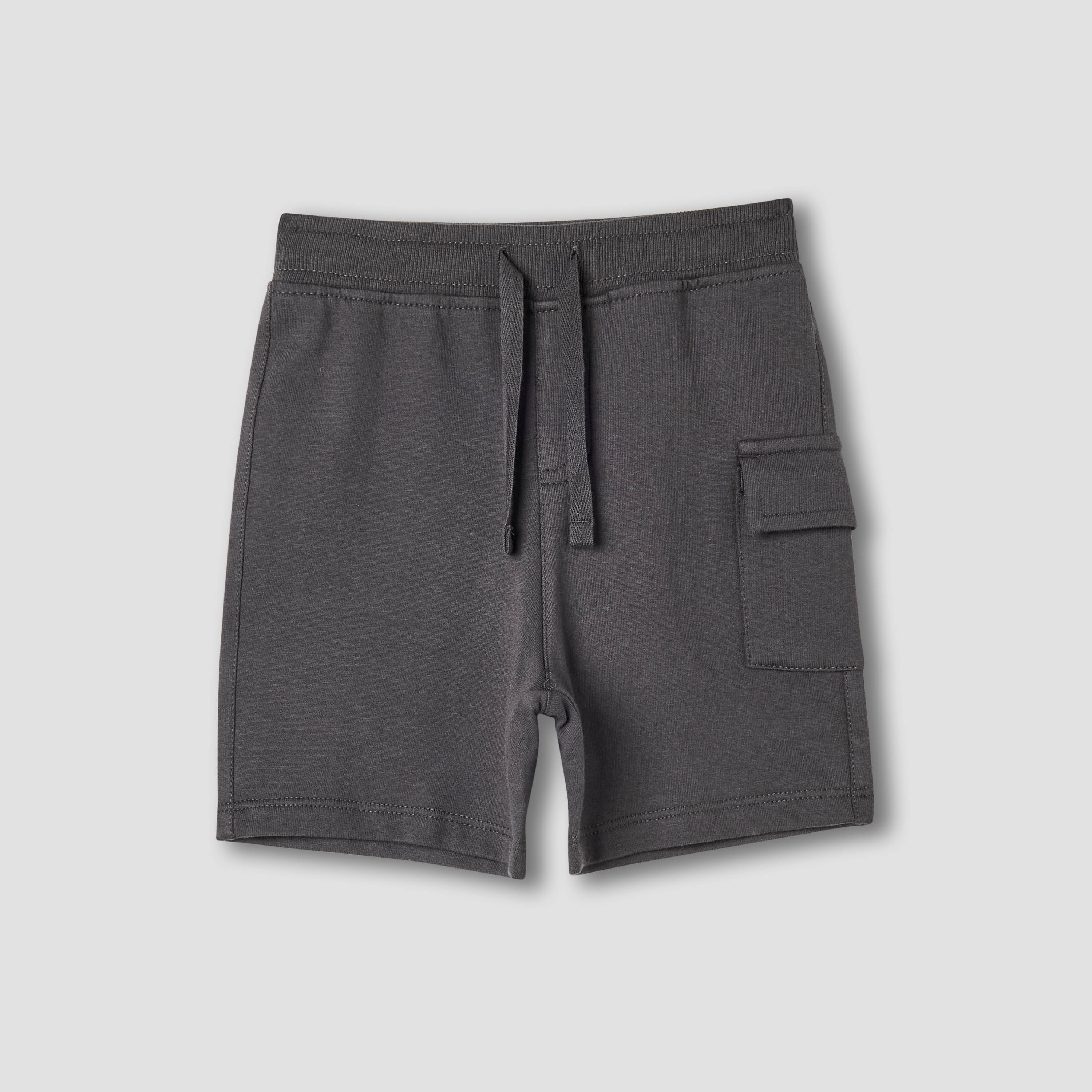 شورت سادة برباط إغلاق وجيوب وطبعات من جونيورز-baby-boys-clothing-bottoms-shorts-image-1