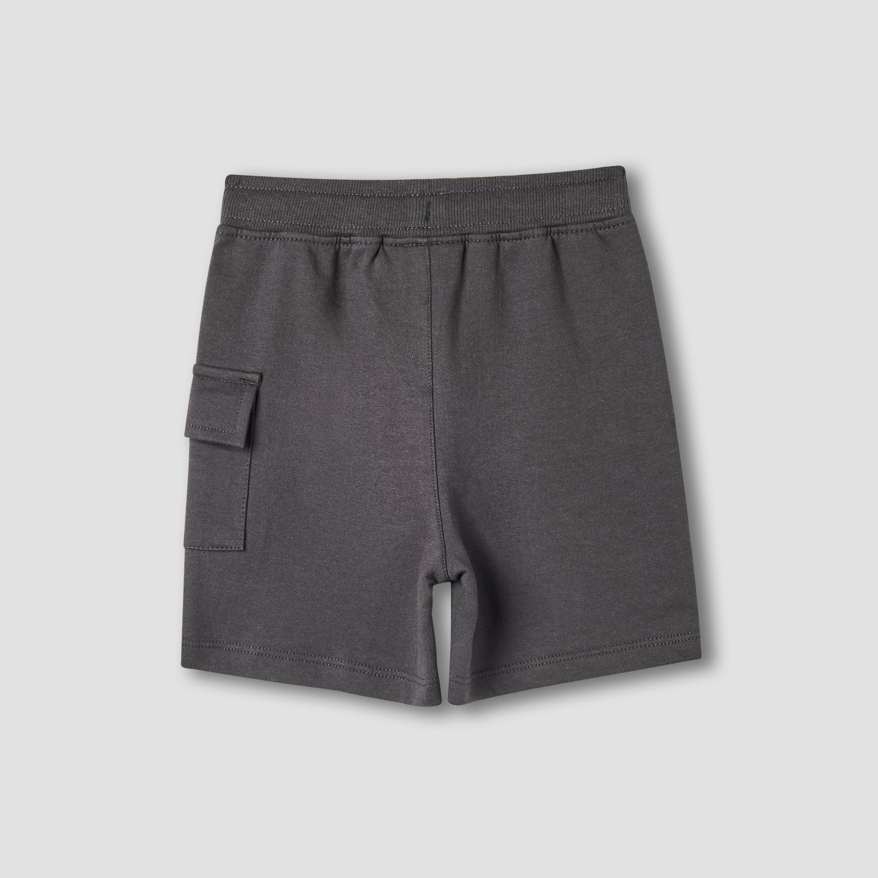 شورت سادة برباط إغلاق وجيوب وطبعات من جونيورز-baby-boys-clothing-bottoms-shorts-image-2