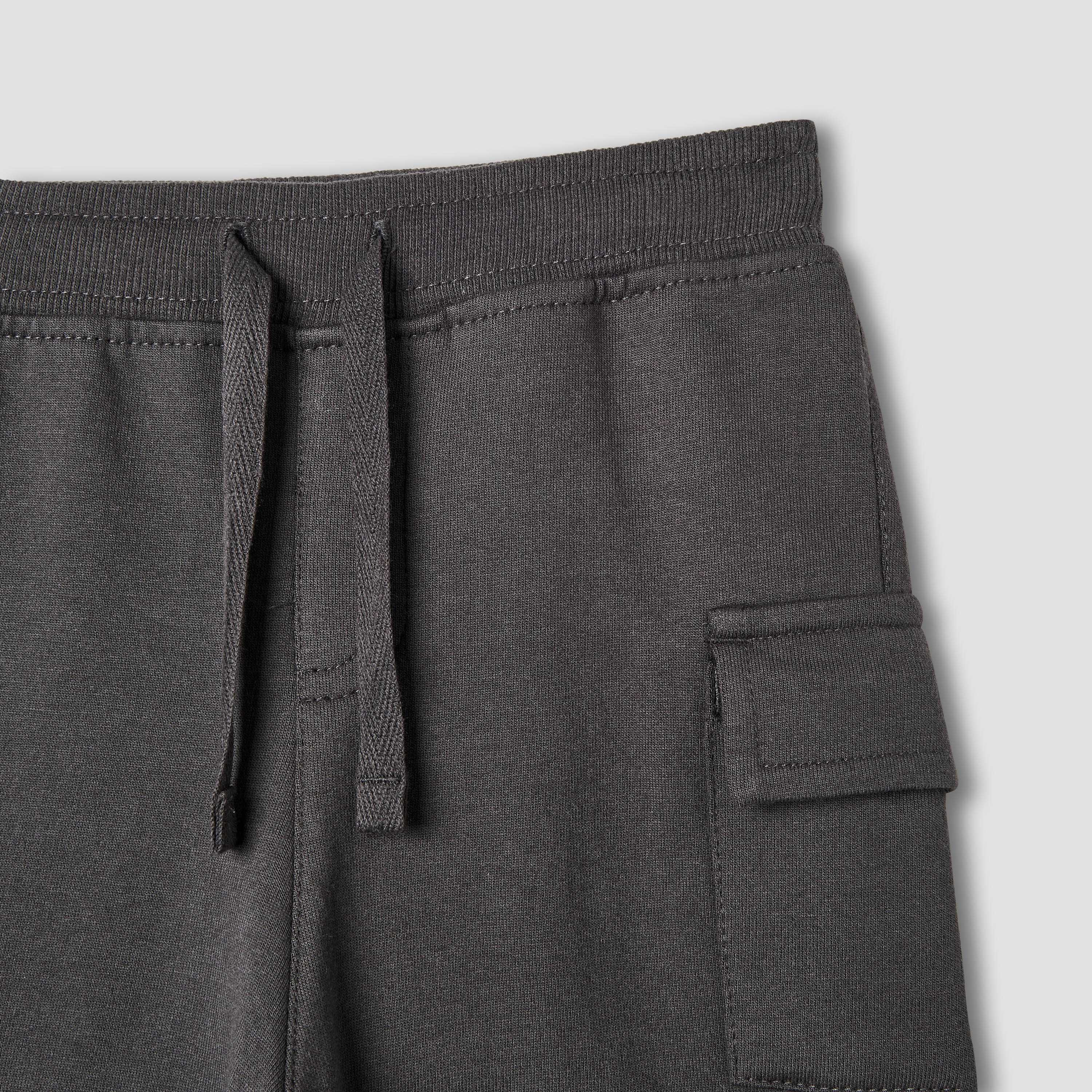 شورت سادة برباط إغلاق وجيوب وطبعات من جونيورز-baby-boys-clothing-bottoms-shorts-image-3