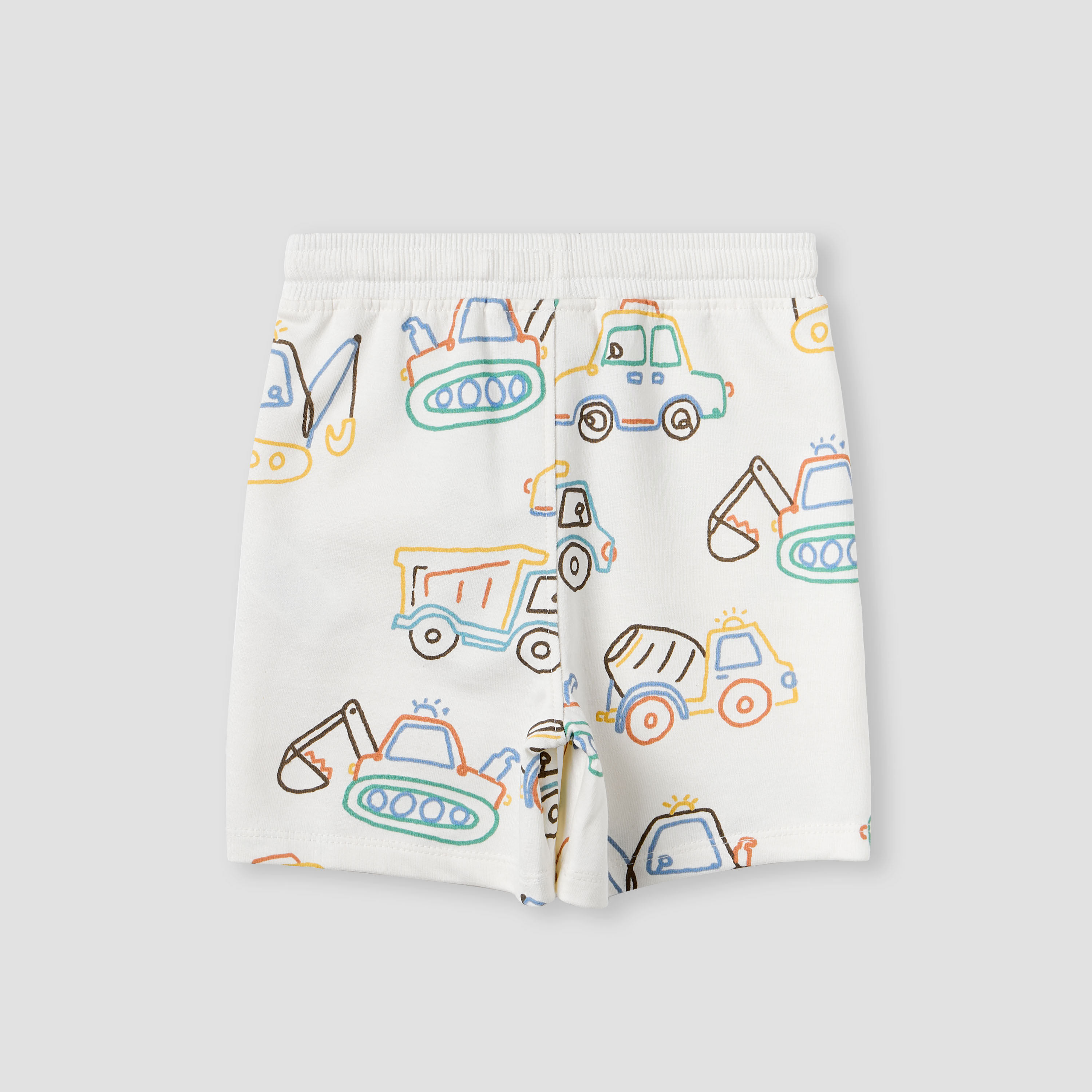 Juniors All-Over Vehicle Print Shorts with Drawstring Closure-baby-boys-clothing-bottoms-shorts-image-2