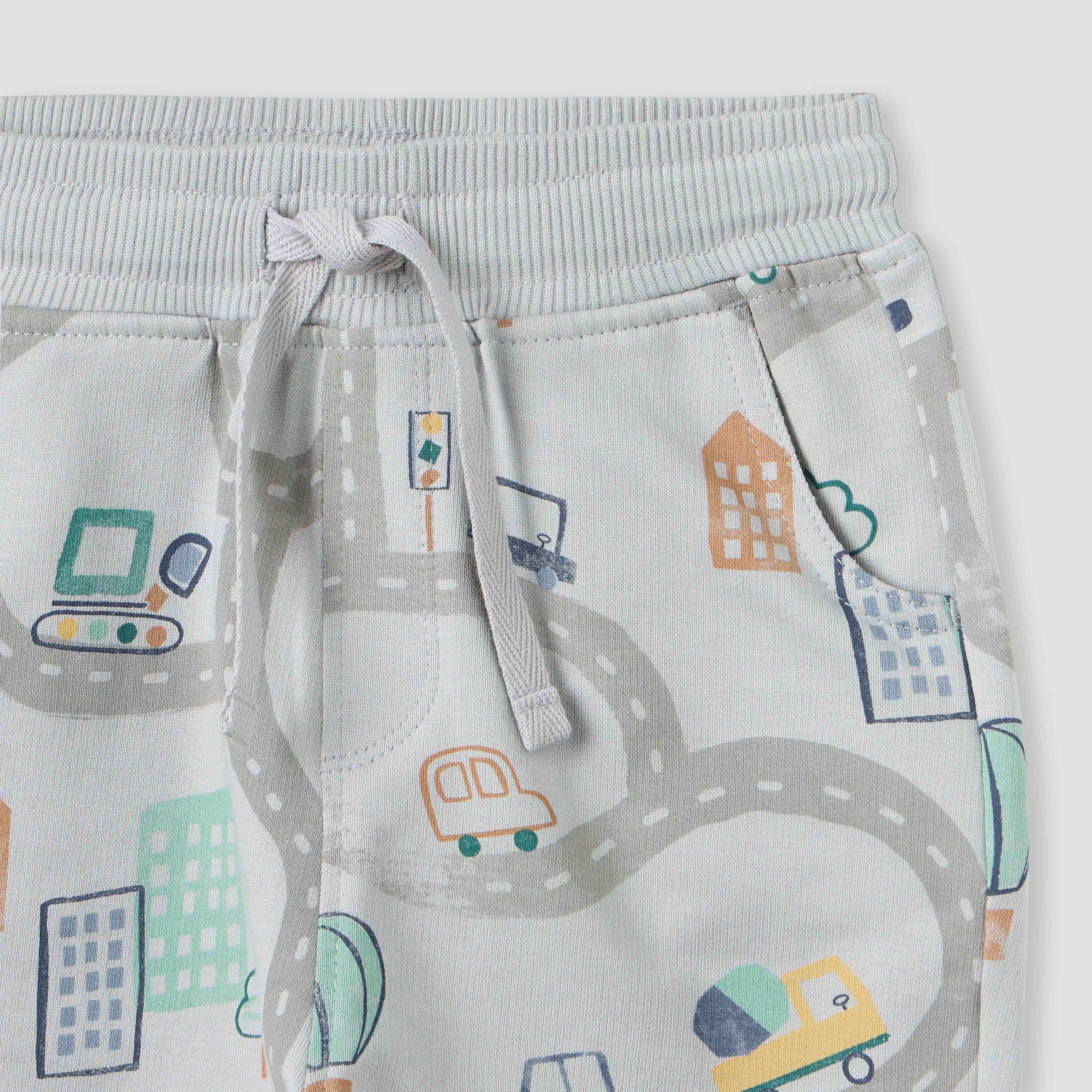 Juniors Printed Shorts with Pockets - Set of 2-baby-boys-clothing-bottoms-shorts-image-4
