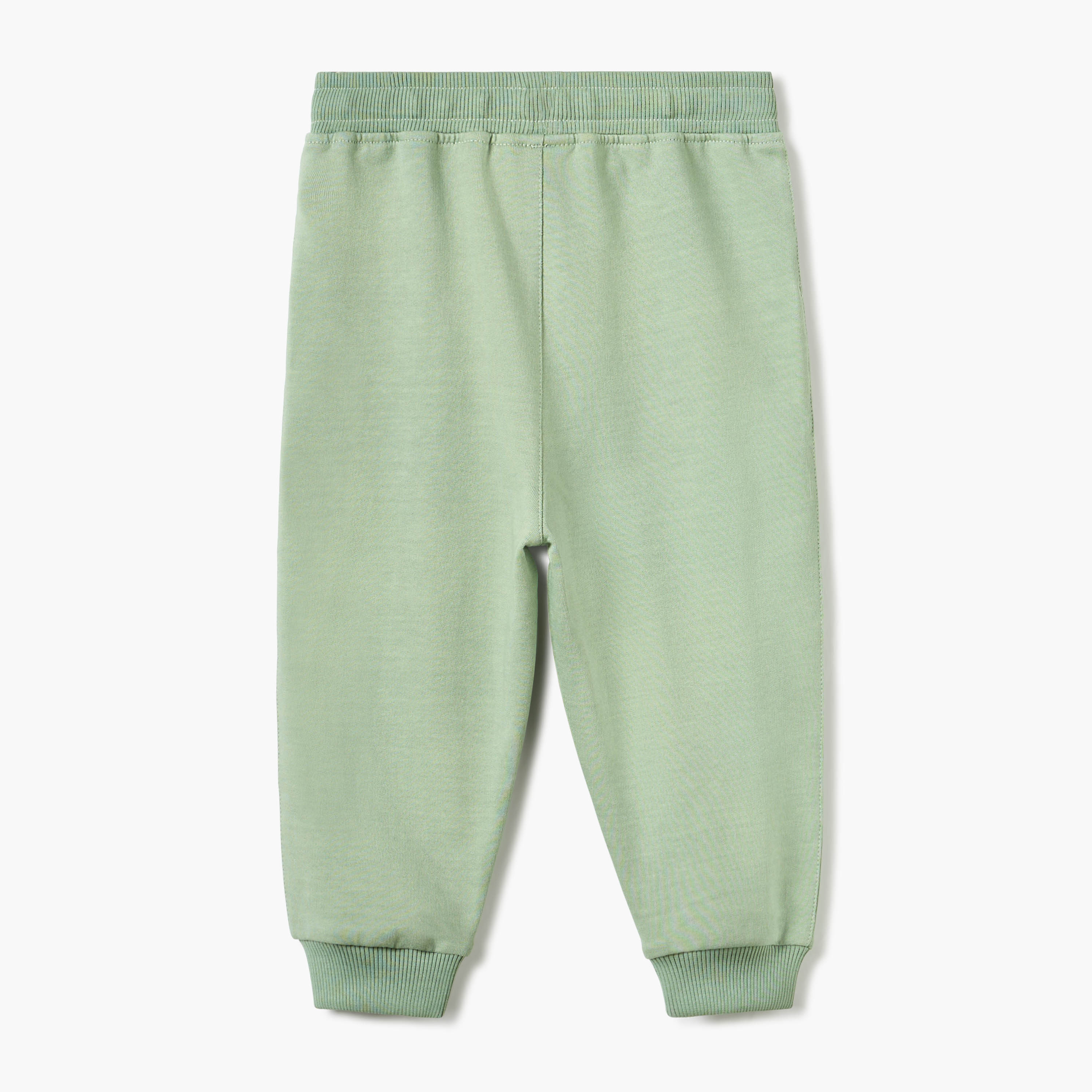 Juniors Solid Joggers with Drawstring Closure and Pockets-baby-boys-clothing-bottoms-joggersandtrackpants-image-2