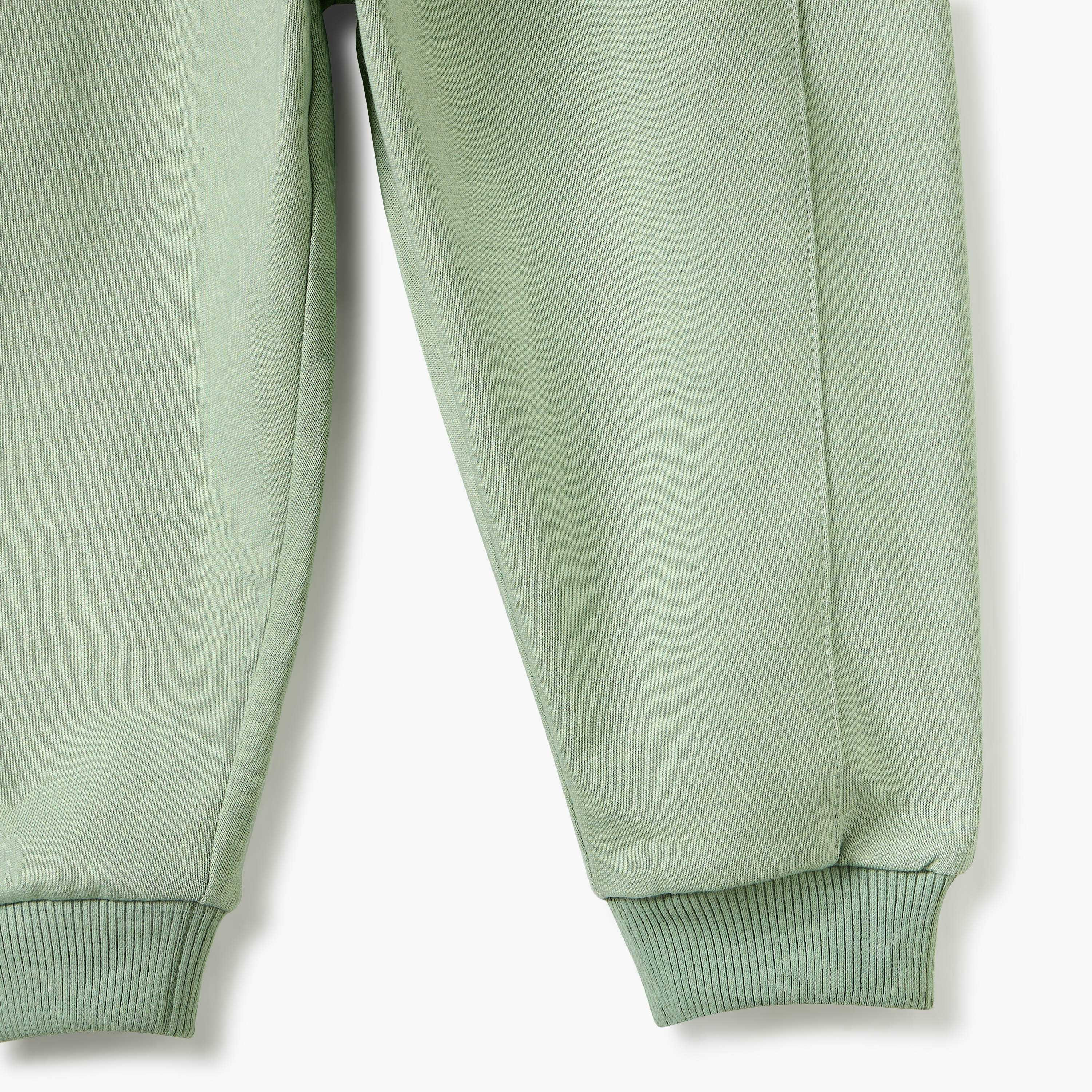 Juniors Solid Joggers with Drawstring Closure and Pockets-baby-boys-clothing-bottoms-joggersandtrackpants-image-4