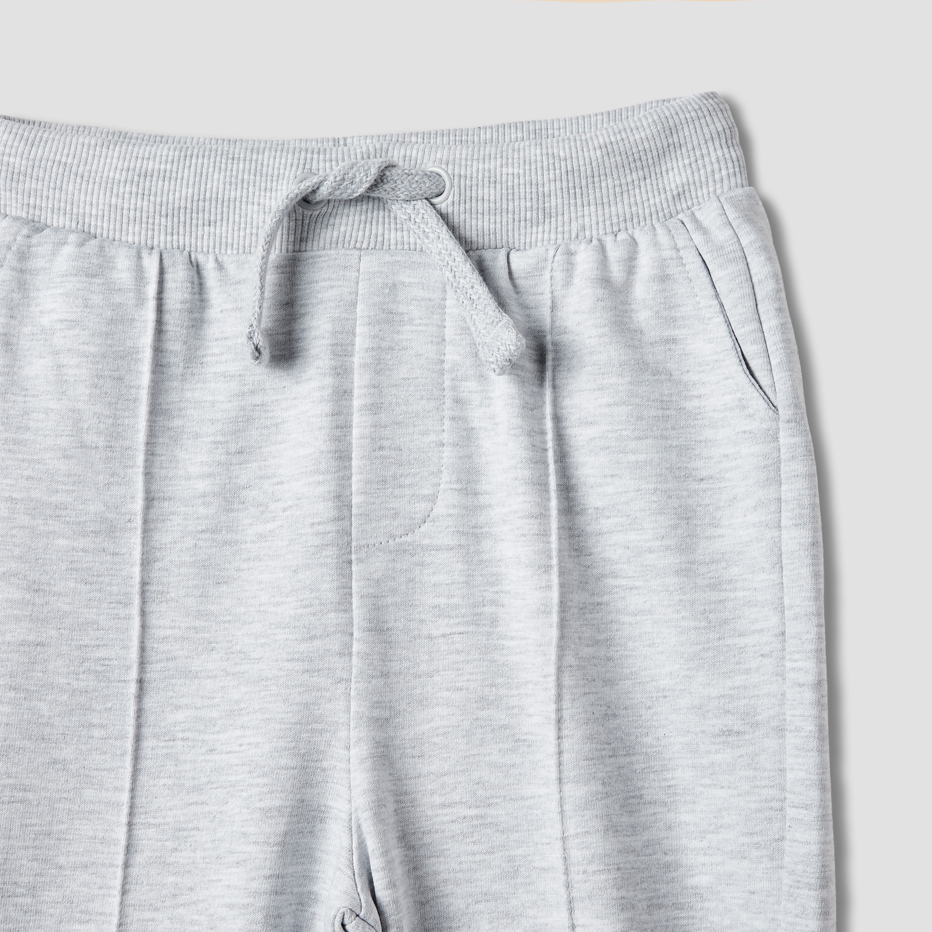Juniors Panelled Joggers with Drawstring Closure-baby-boys-clothing-bottoms-joggersandtrackpants-image-3