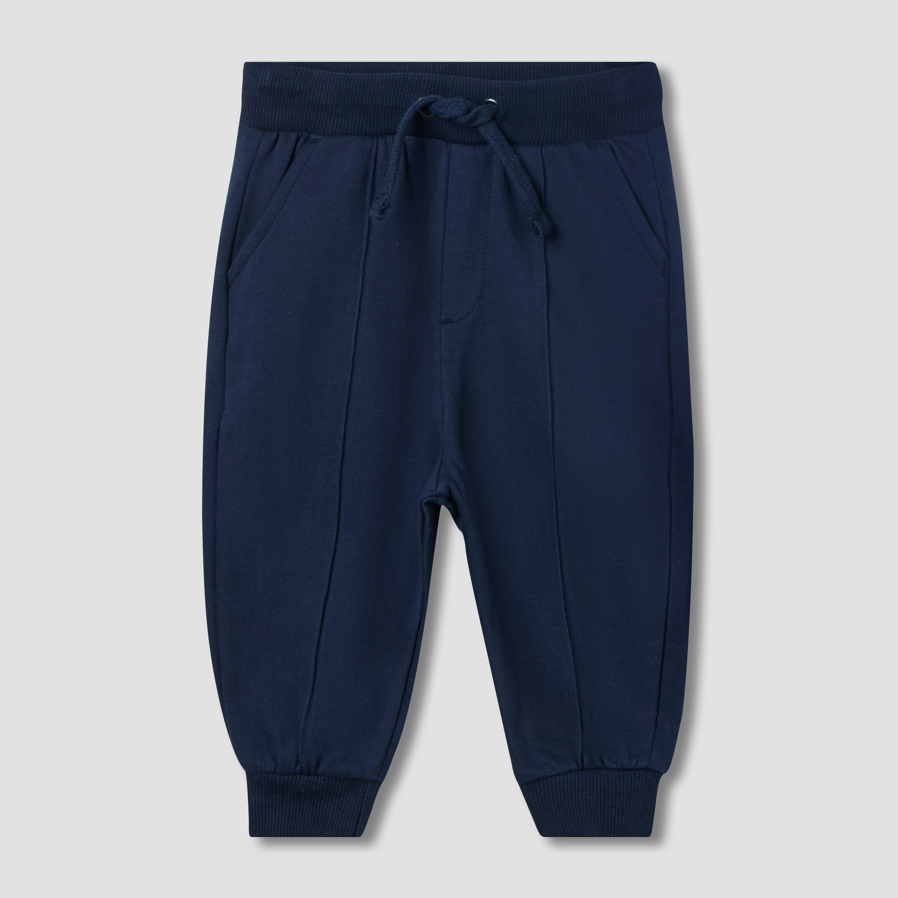 Juniors Boys Joggers with Pockets - Cotton - Drawstring Waist-baby-boys-clothing-bottoms-joggersandtrackpants-image-1