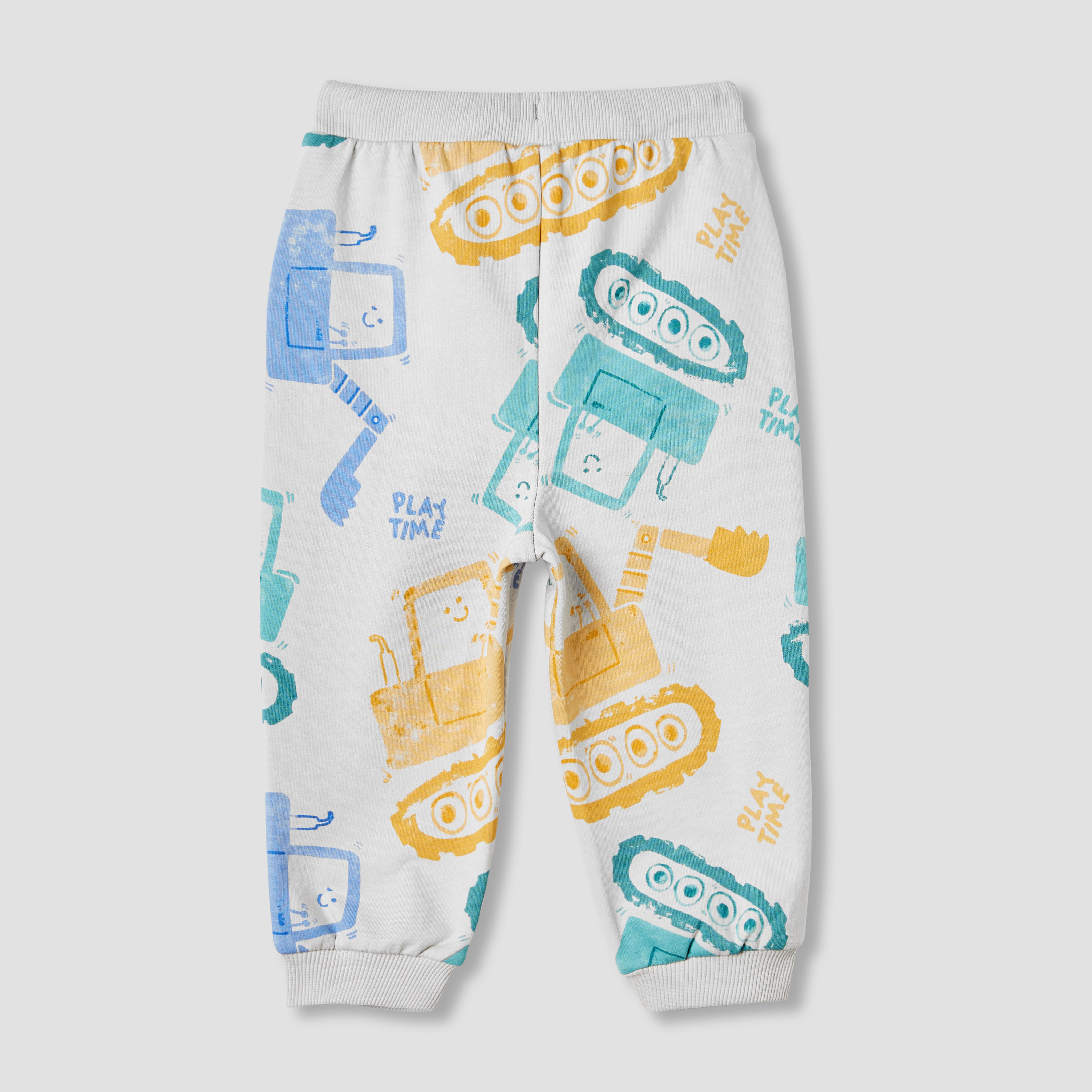 Juniors Construction Print Joggers with Pockets-baby-boys-clothing-bottoms-joggersandtrackpants-image-2