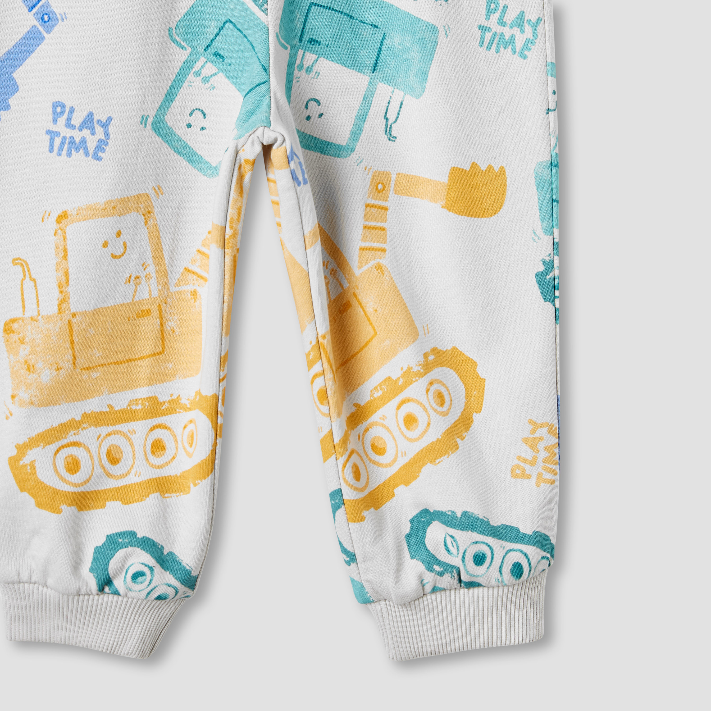 Juniors Construction Print Joggers with Pockets-baby-boys-clothing-bottoms-joggersandtrackpants-image-4