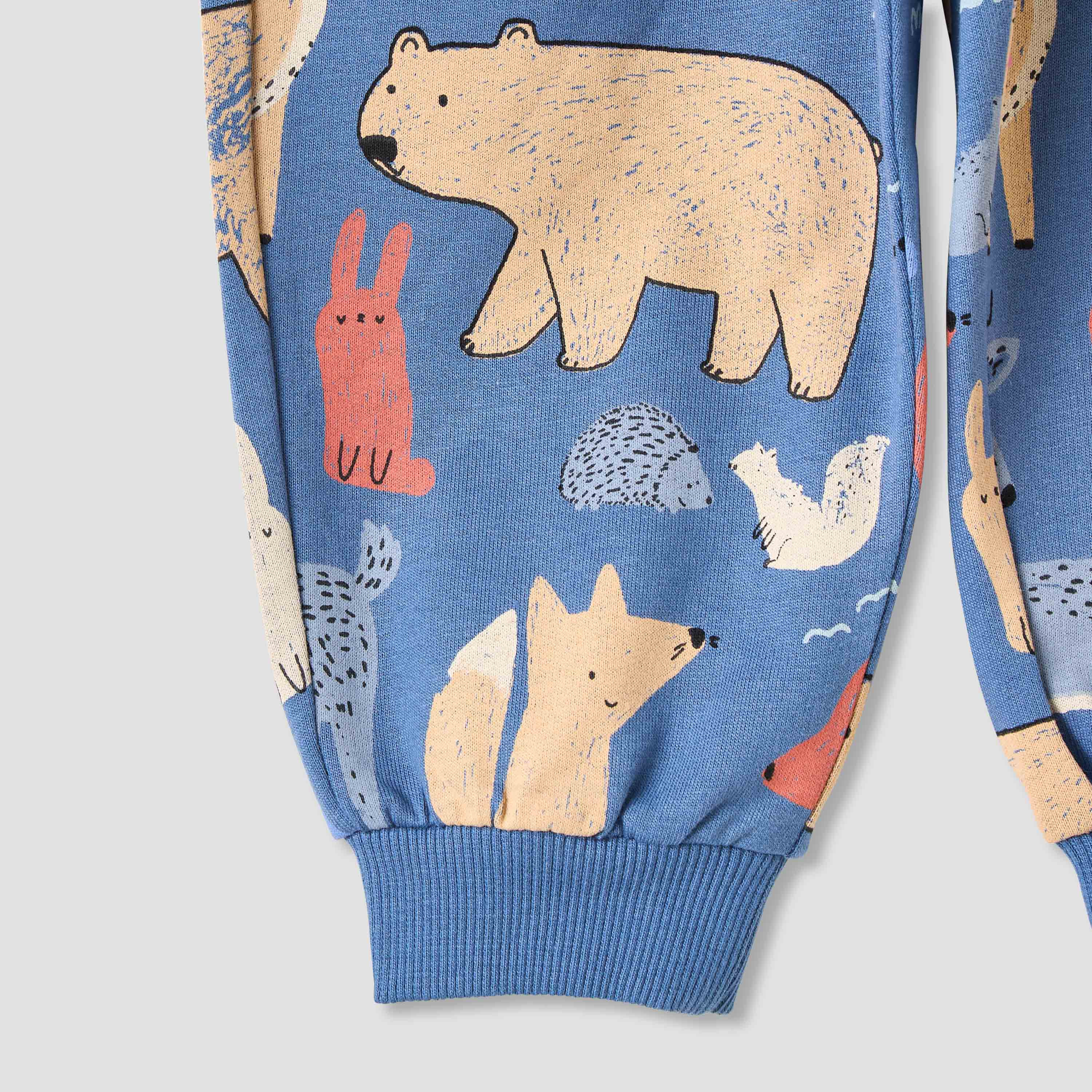 Juniors Boys Joggers with Animal Print - Cotton - Drawstring Waist-baby-boys-clothing-bottoms-joggersandtrackpants-image-4