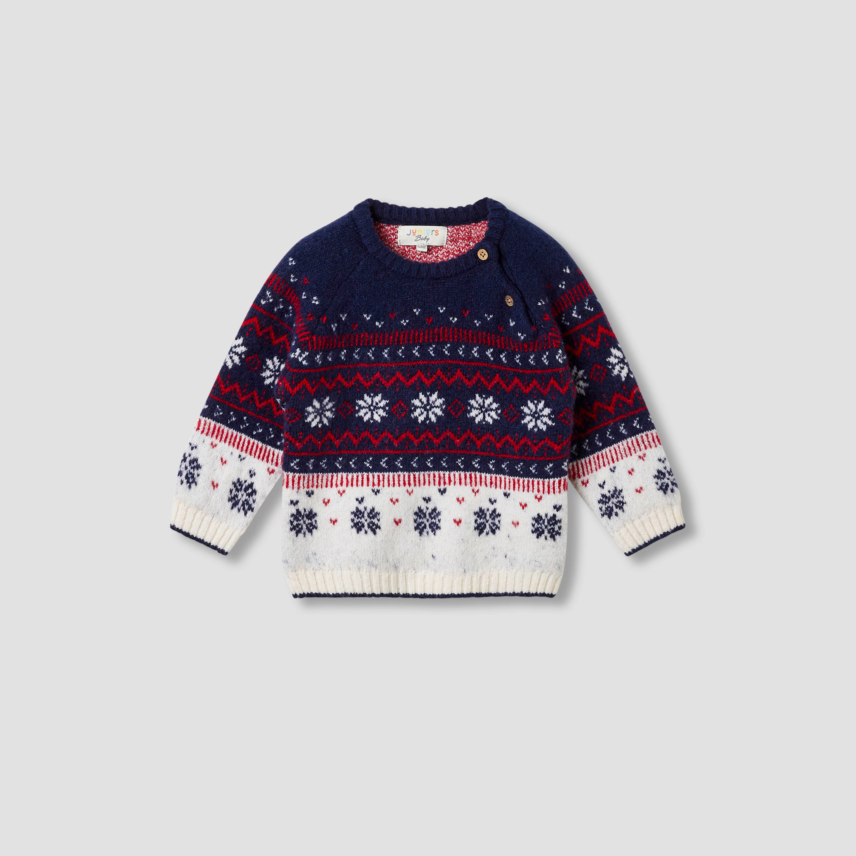 Juniors Fair Isle Pullover with Long Sleeves-baby-boys-clothing-jumpersandcardigans-image-1