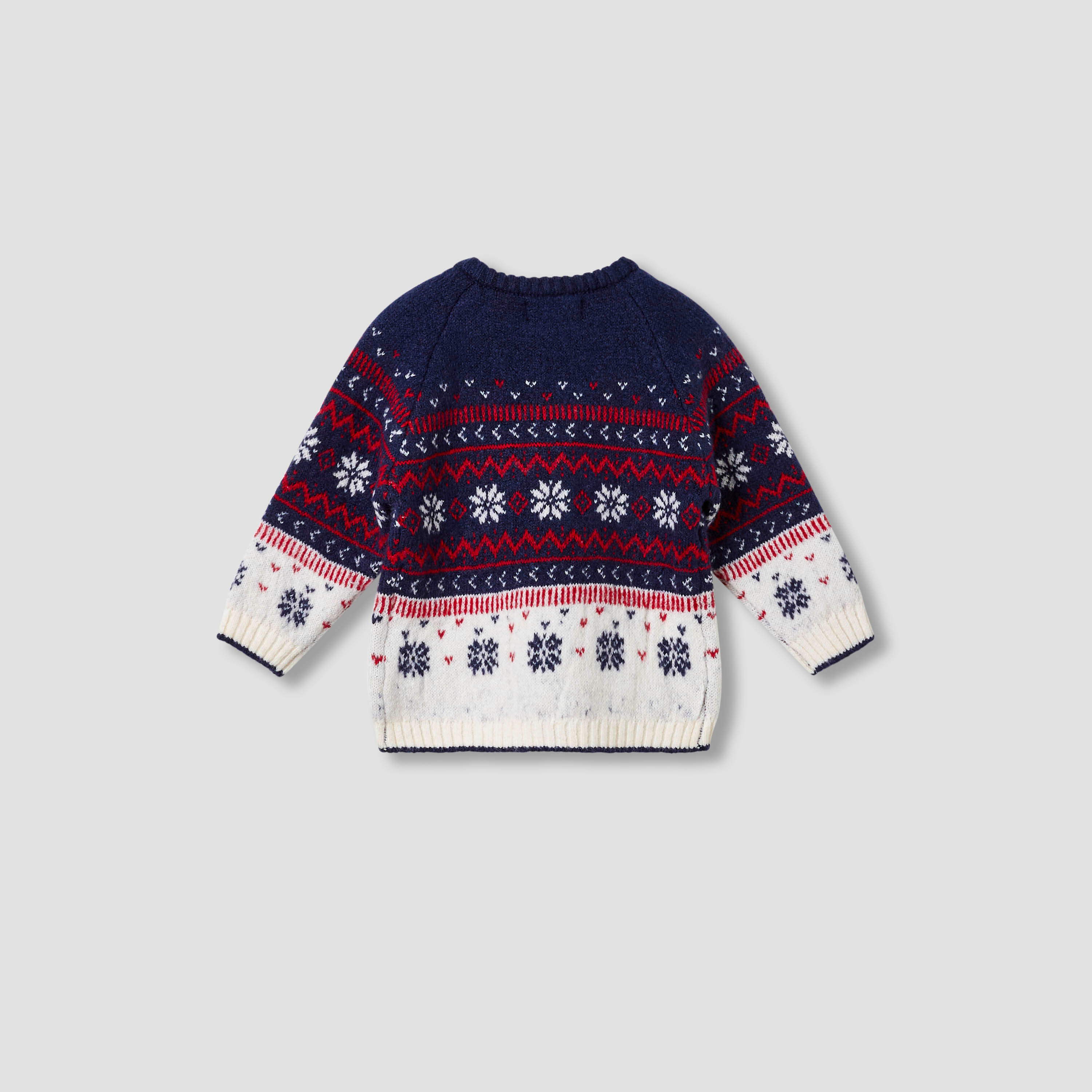 Juniors Fair Isle Pullover with Long Sleeves-baby-boys-clothing-jumpersandcardigans-image-2