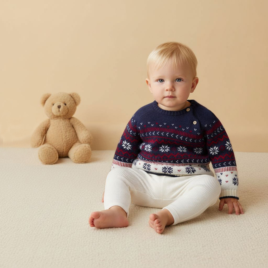 Juniors Fair Isle Pullover with Long Sleeves-baby-boys-clothing-jumpersandcardigans-image-5