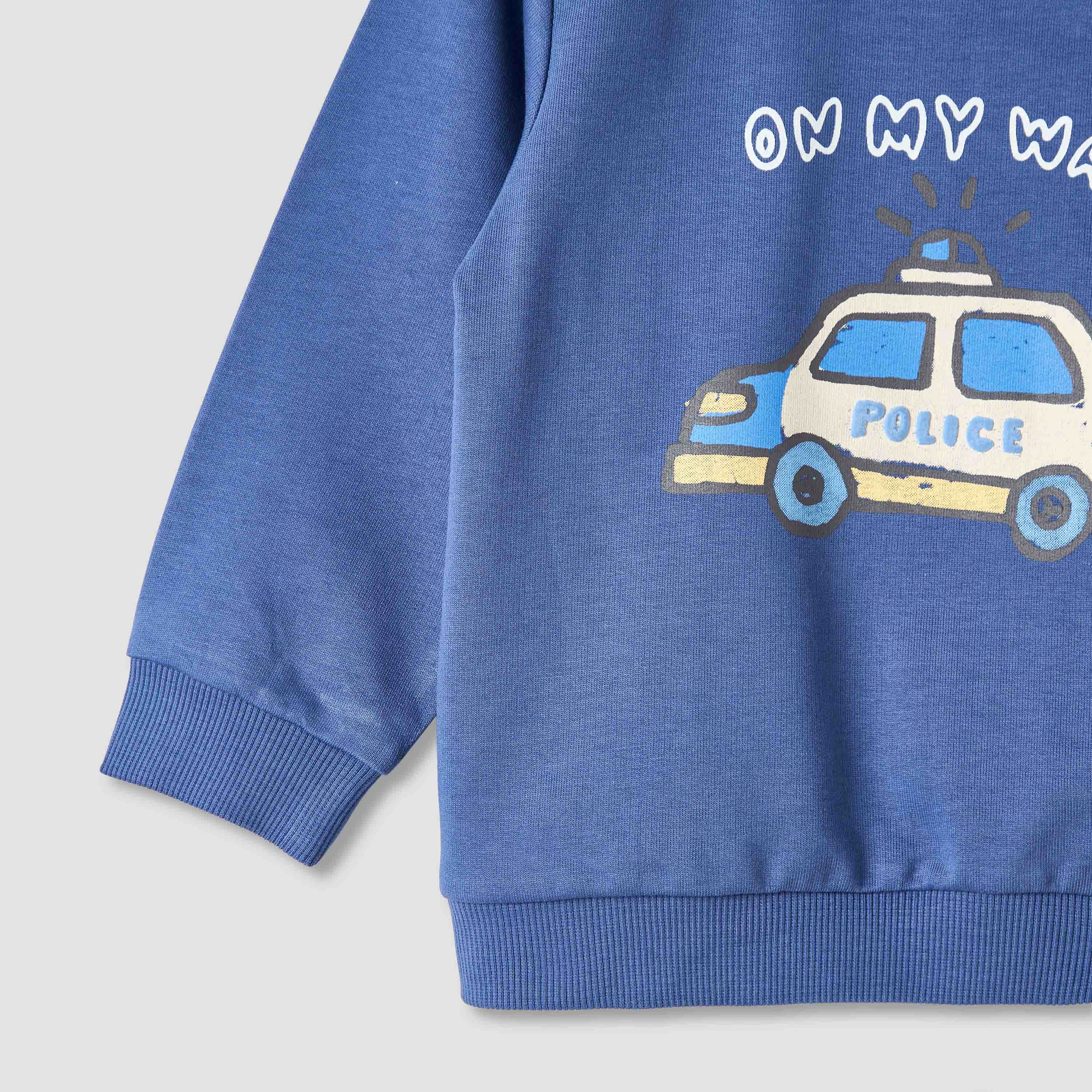 سويت شيرت قطن بياقة ضيقة وأكمام طويلة وطبعات للأولاد من جونيورز-baby-boys-clothing-sweatshirts-image-1