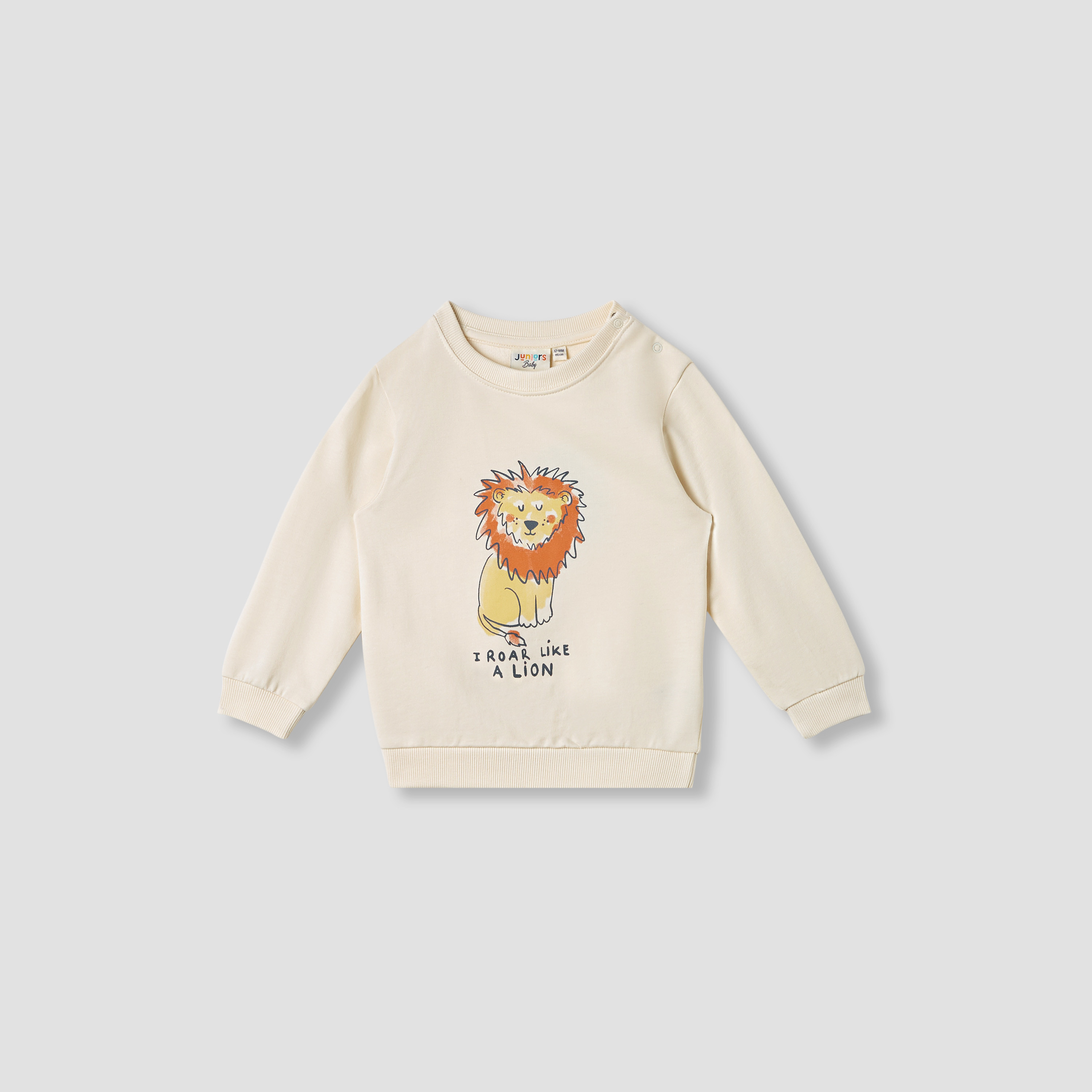 سويت شيرت بأكمام طويلة وطبعات أسد-baby-boys-clothing-sweatshirts-image-1