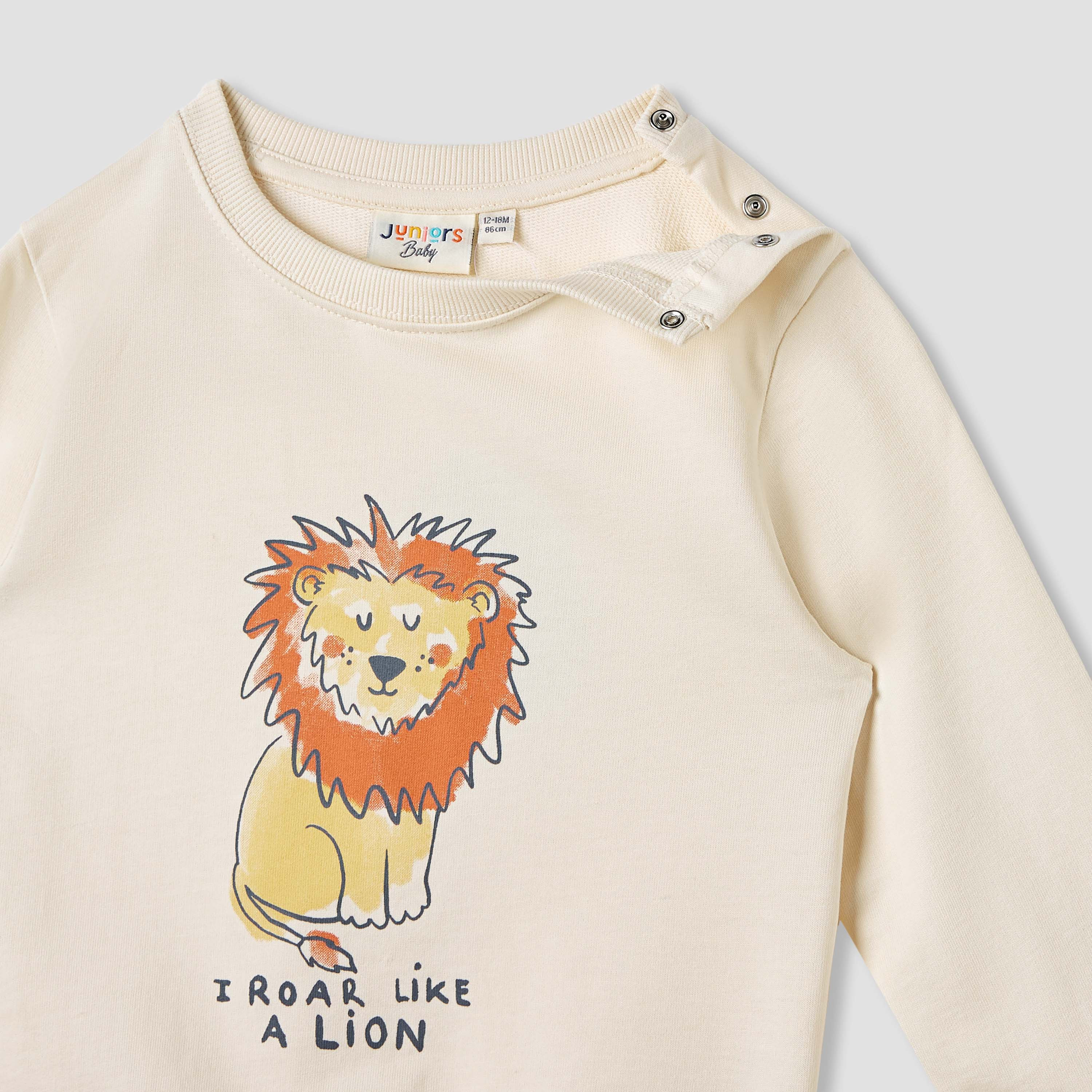 سويت شيرت بأكمام طويلة وطبعات أسد-baby-boys-clothing-sweatshirts-image-3