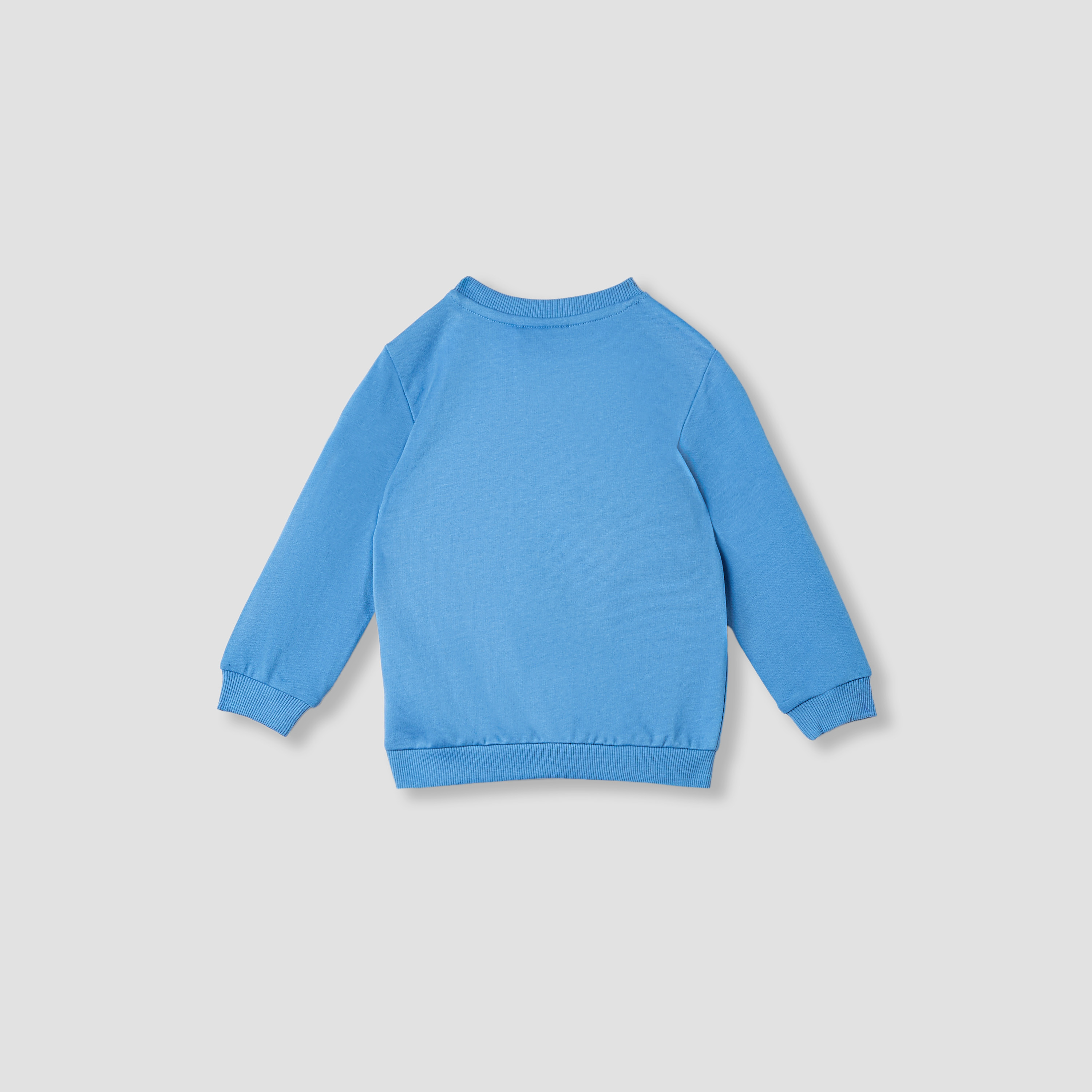 Juniors Vehicle Print Sweatshirt with Long Sleeves-baby-boys-clothing-sweatshirts-image-2