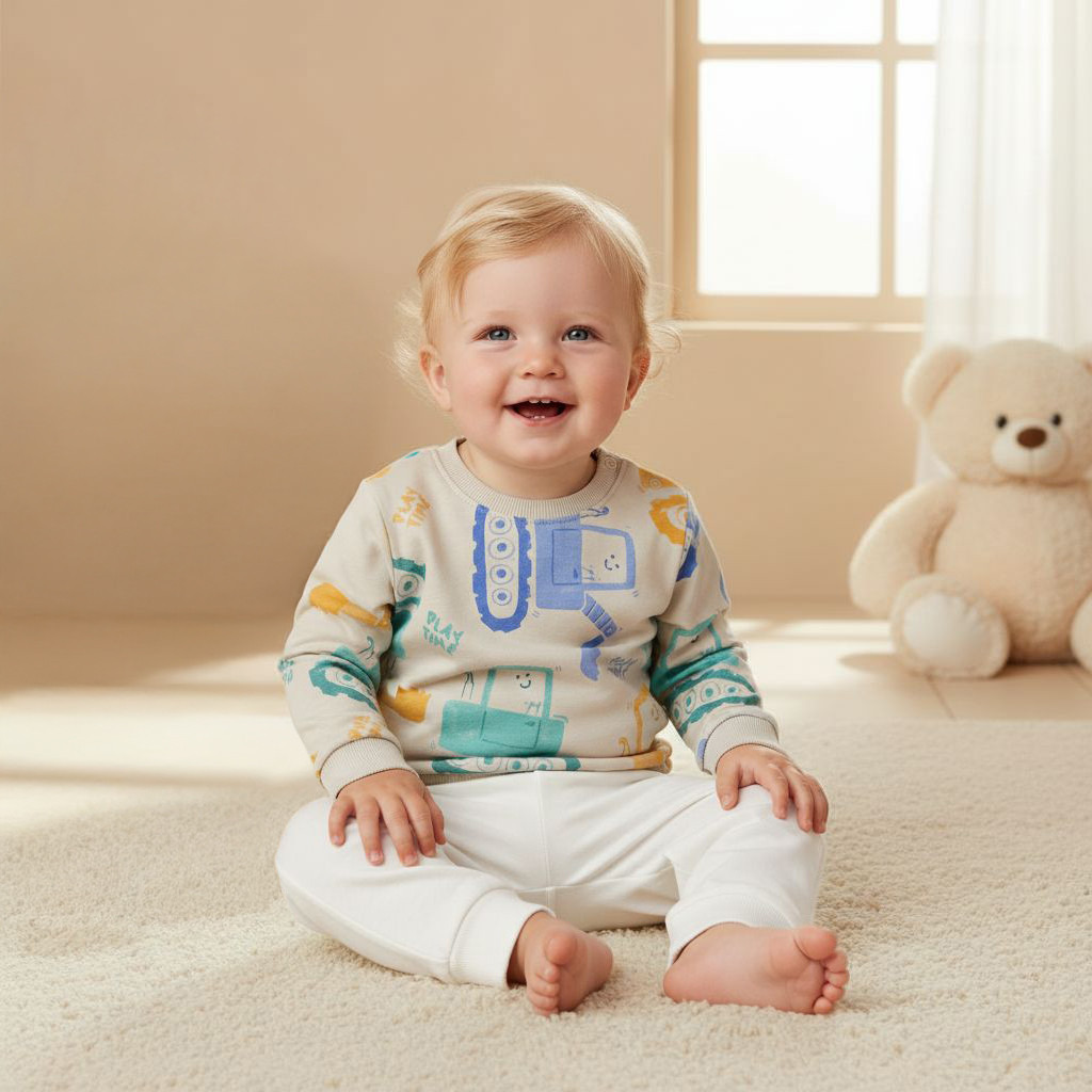 سويت شيرت بأكمام طويلة وطبعات من جونيورز-baby-boys-clothing-sweatshirts-image-1