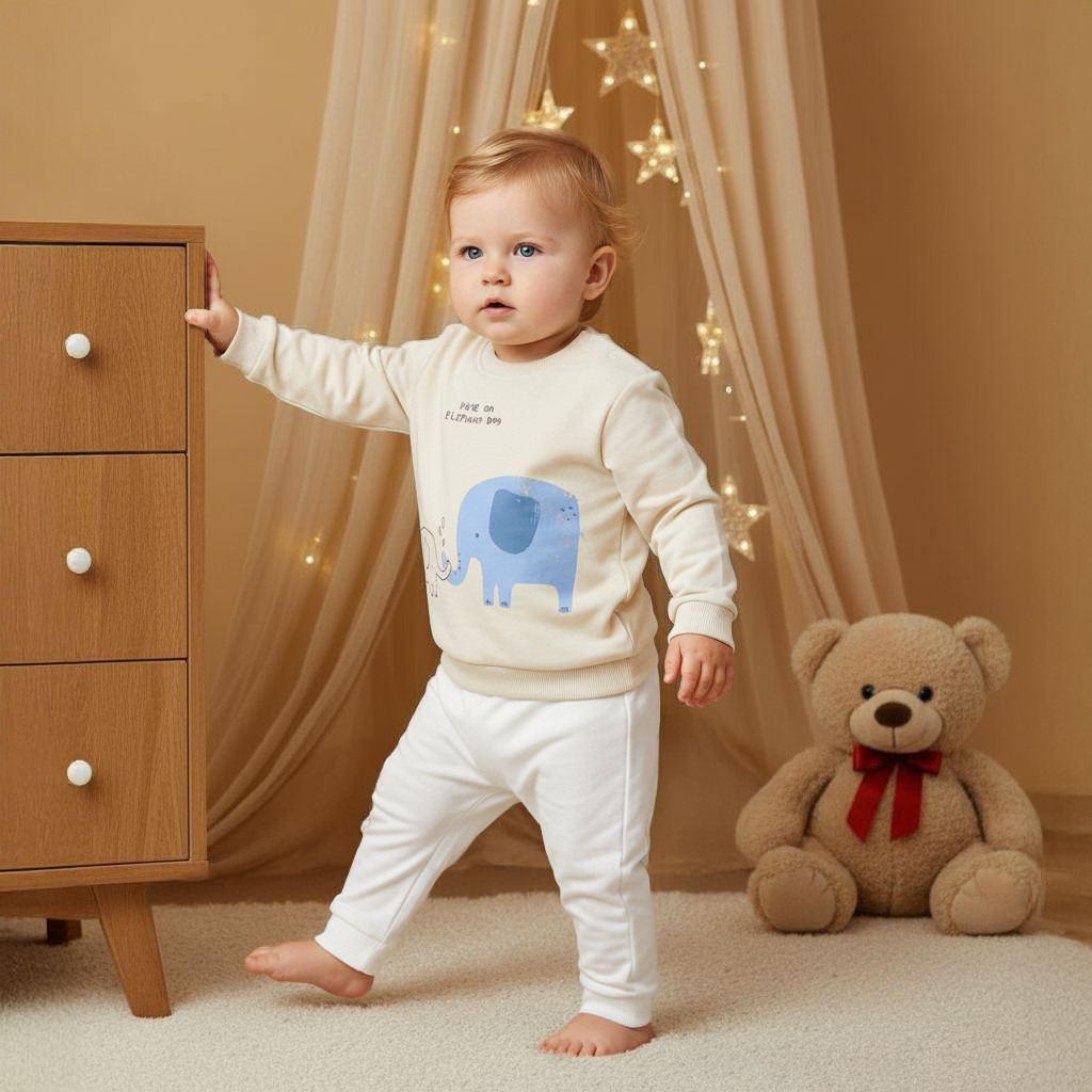 سويت شيرت بأكمام طويلة وطبعات فيل من جونيورز-baby-boys-clothing-sweatshirts-image-5