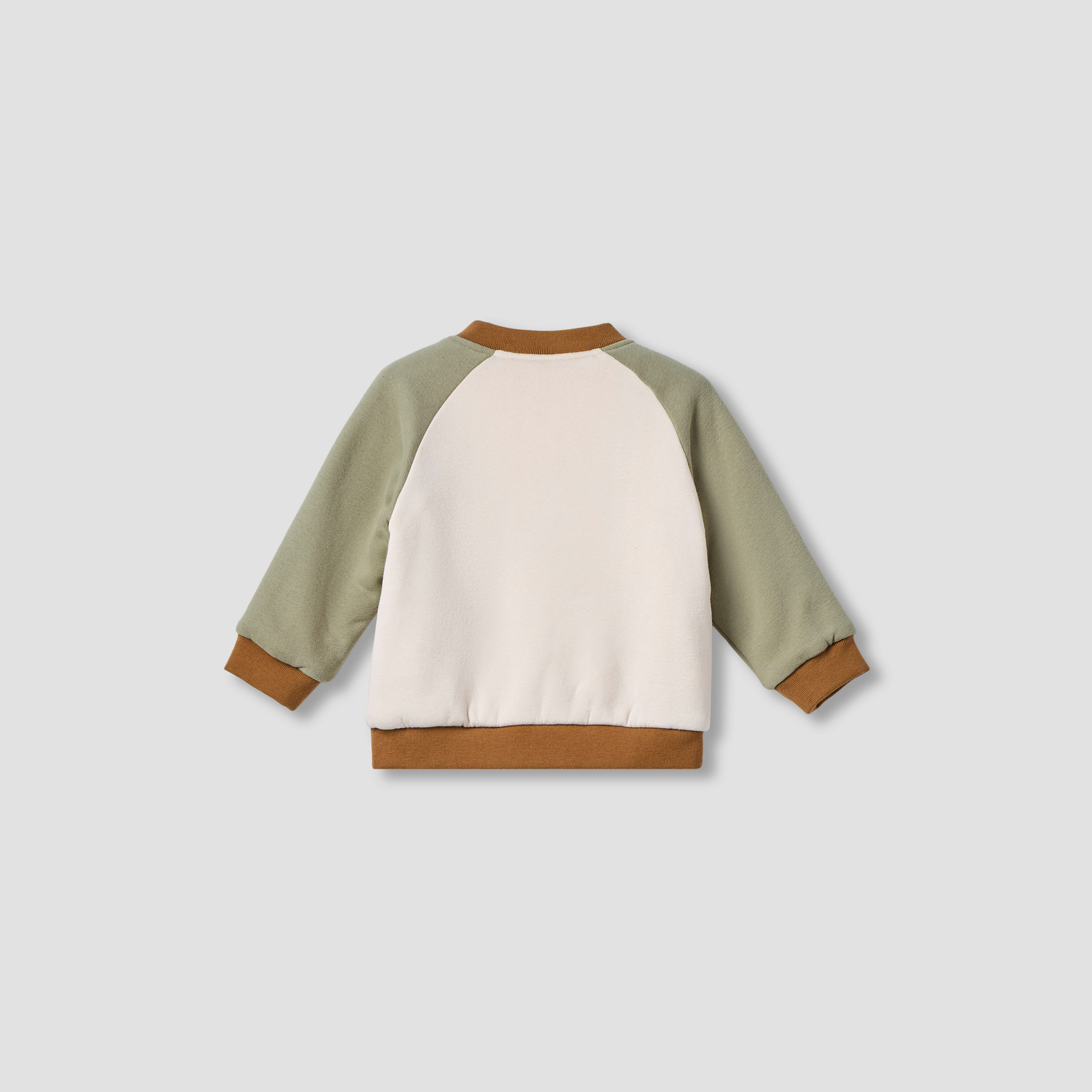 Juniors Bear Applique Button Through Jacket with Pockets-baby-boys-clothing-jacketsandblazers-image-2
