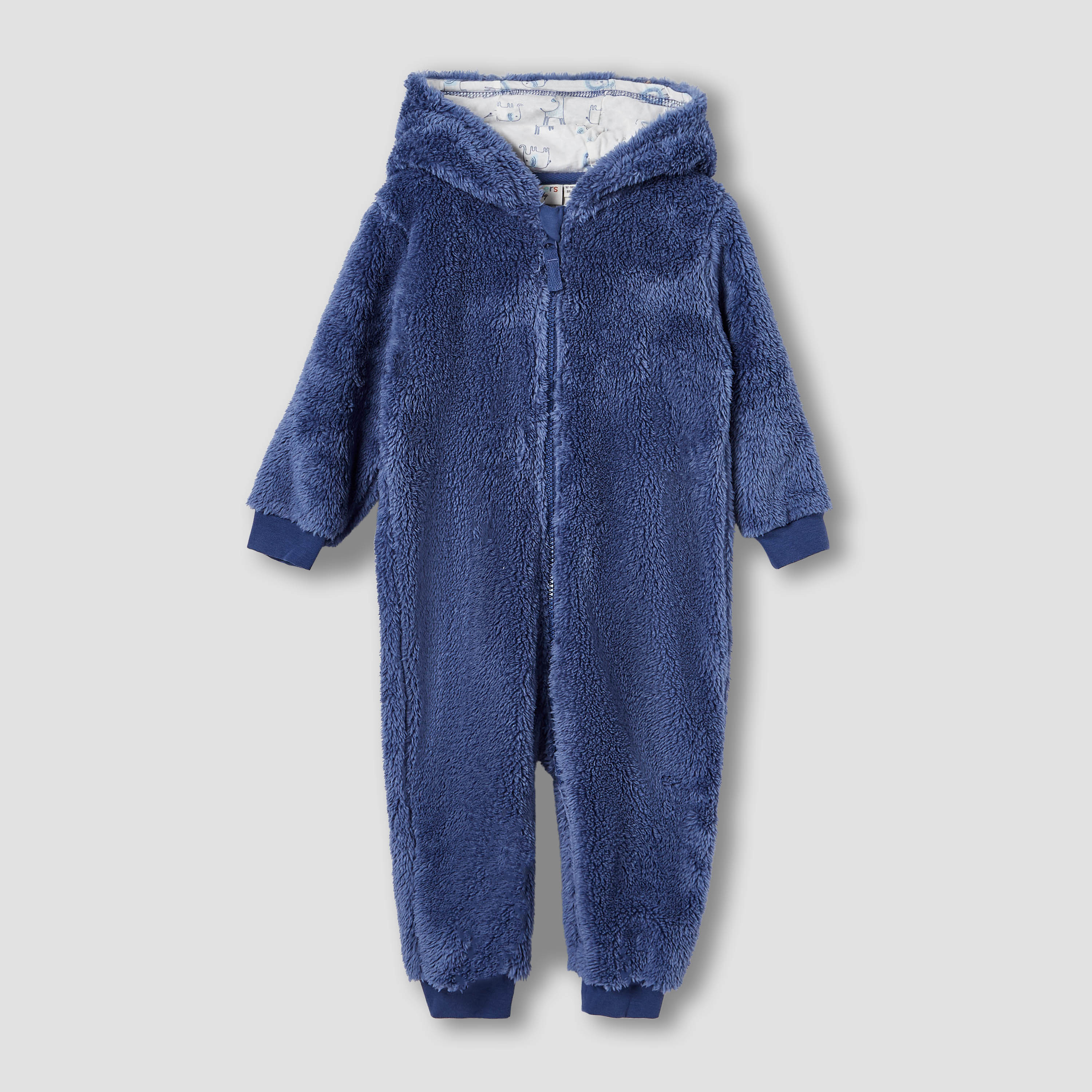 أفرول بقبعة وأكمام طويلة وسحاب إغلاق من جونيورز-baby-boys-clothing-rompers-image-11