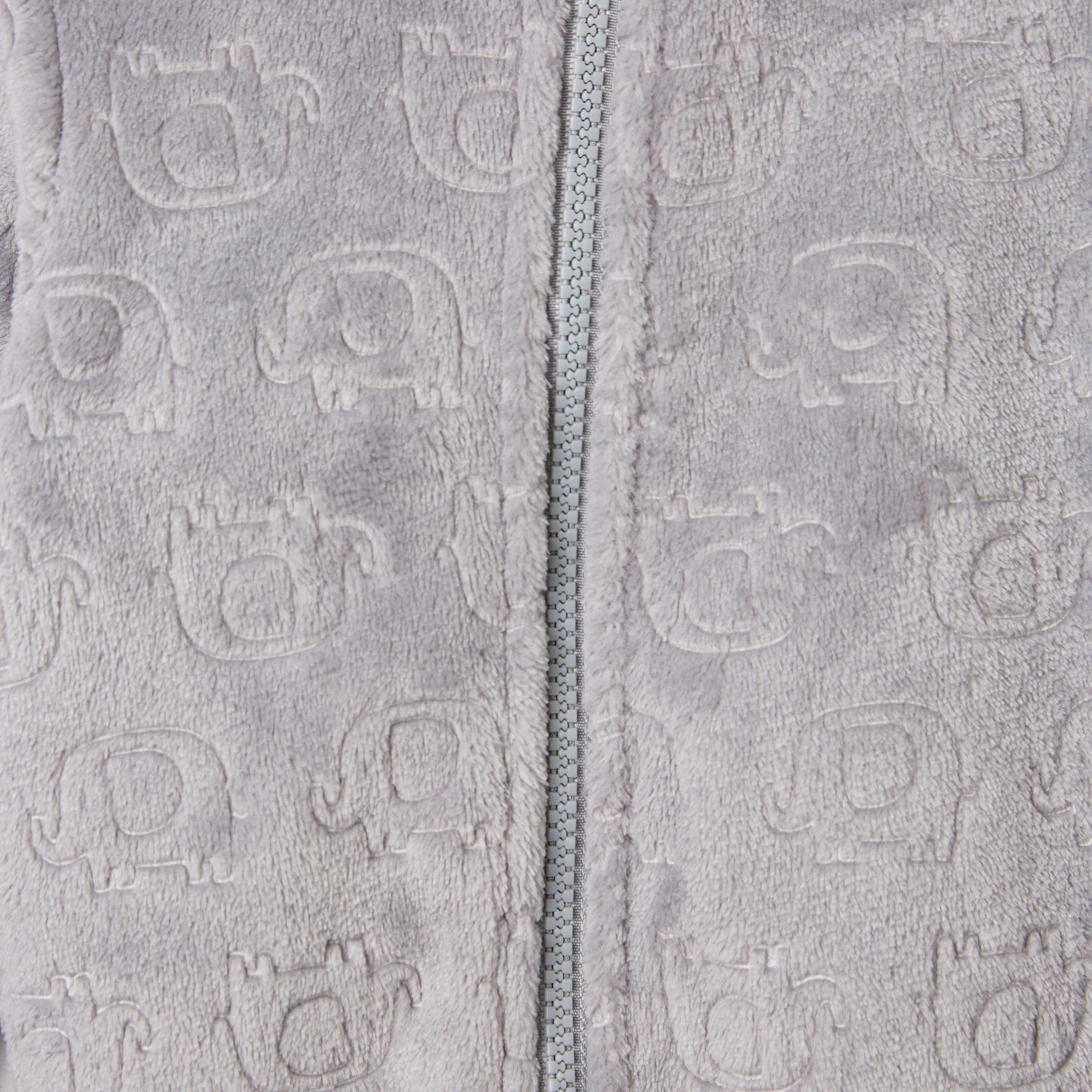 Juniors Dinosaur Embossed Coverall with Long Sleeves-baby-boys-clothing-rompers-image-4