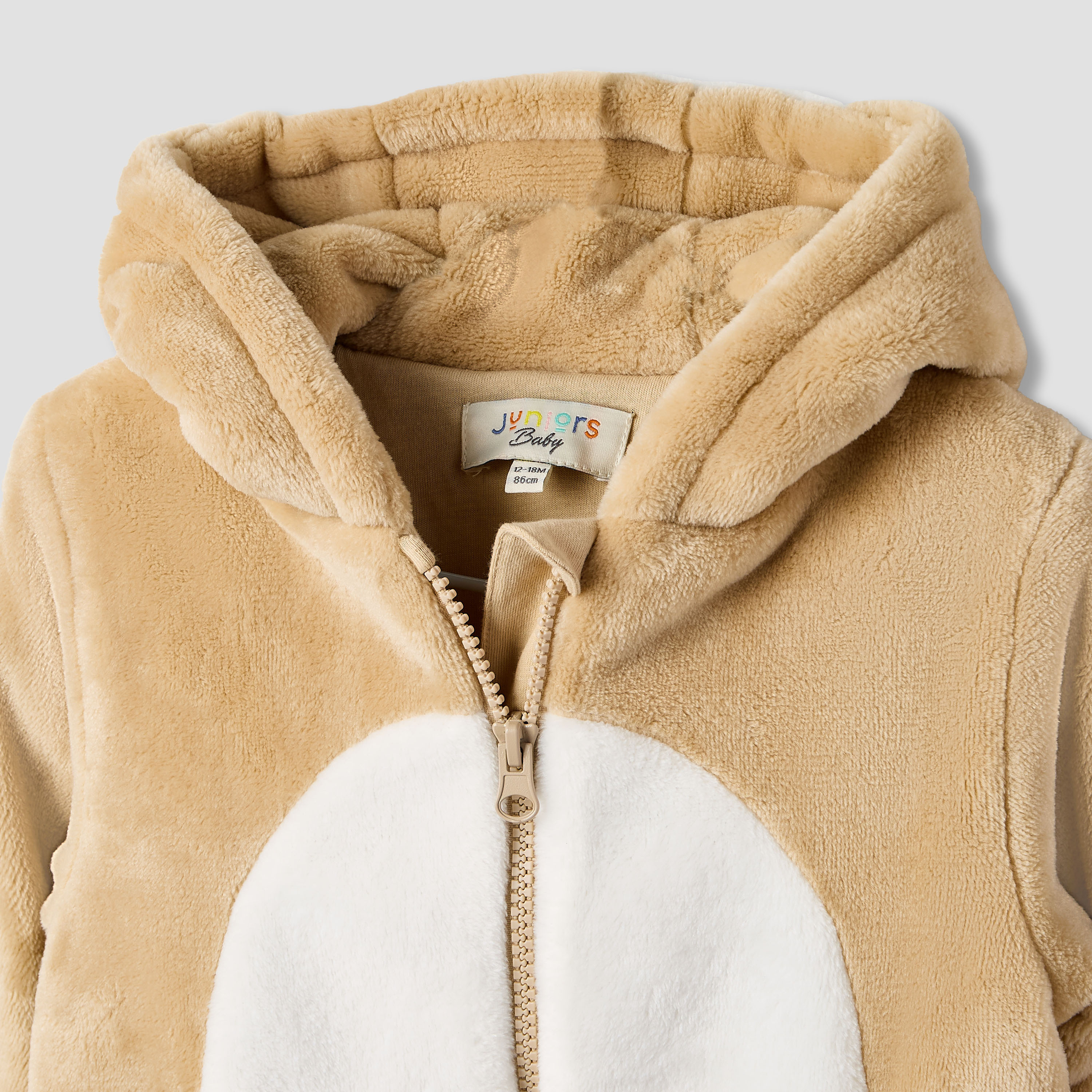 أفرول بوليستر بقبعة وأكمام طويلة وسحاب إغلاق من جونيورز-baby-boys-clothing-nightwear-sleepsuits-image-3