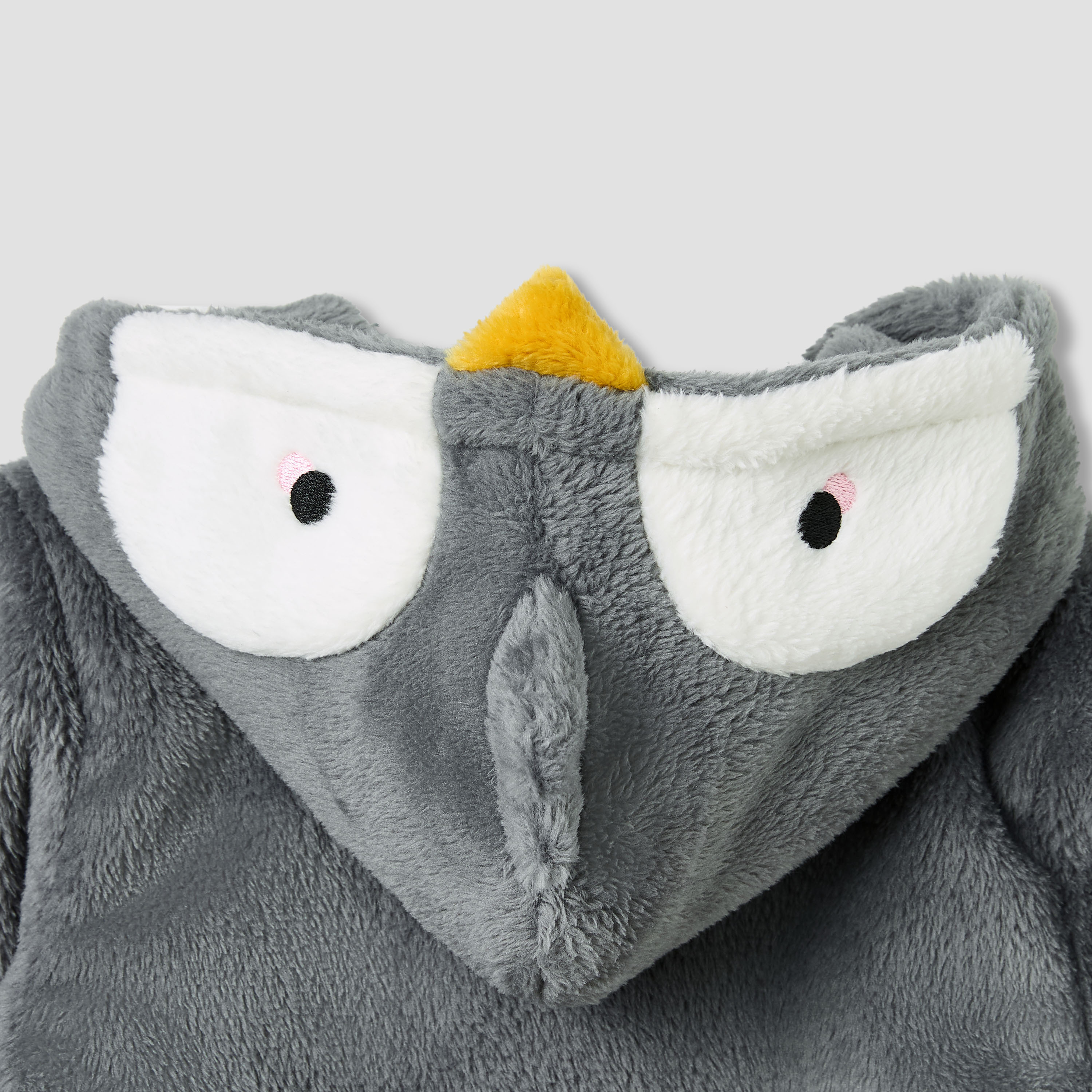 Juniors Penguin Detail Coverall with Hood and Zip Closure-baby-boys-clothing-nightwear-sleepsuits-image-5