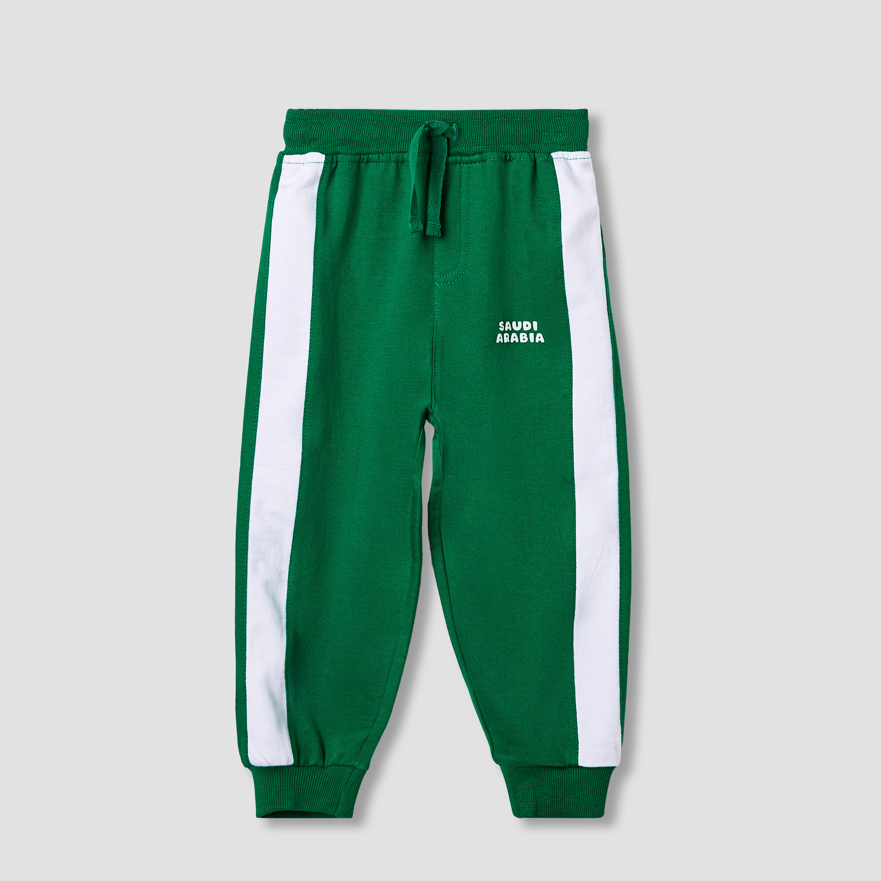 Juniors KSA National Day Print T-shirt and Joggers Set-baby-boys-clothing-setsandcoords-image-3
