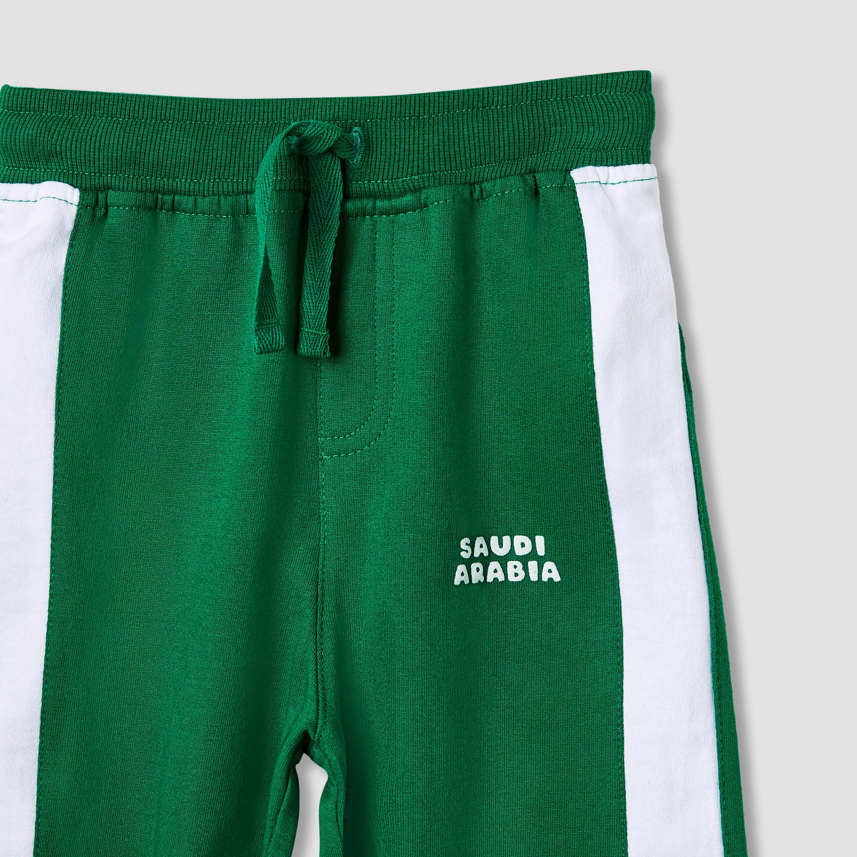 Juniors KSA National Day Print T-shirt and Joggers Set-baby-boys-clothing-setsandcoords-image-6