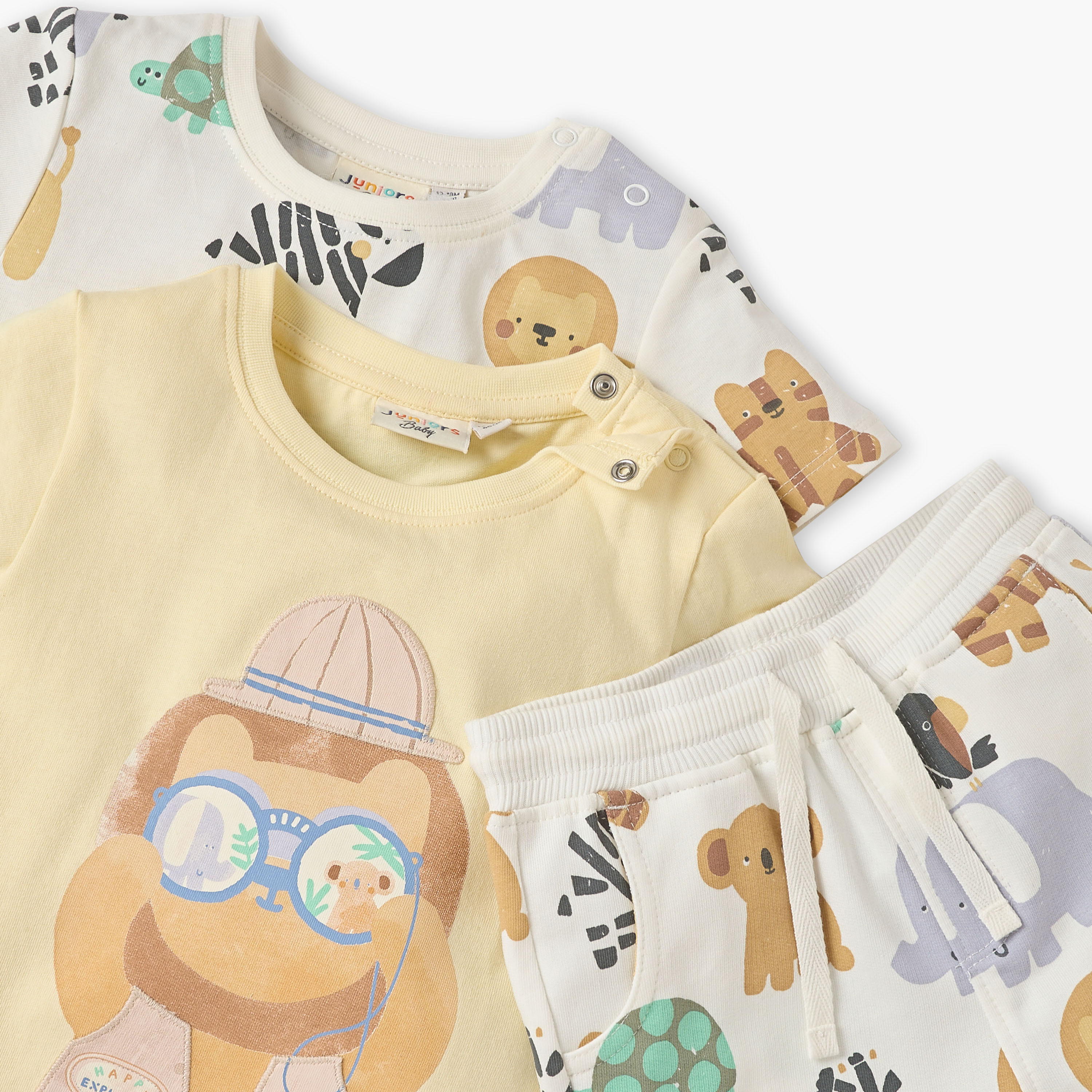 Juniors 3-Piece Printed T-shirt and Shorts Set-baby-boys-clothing-setsandcoords-image-5