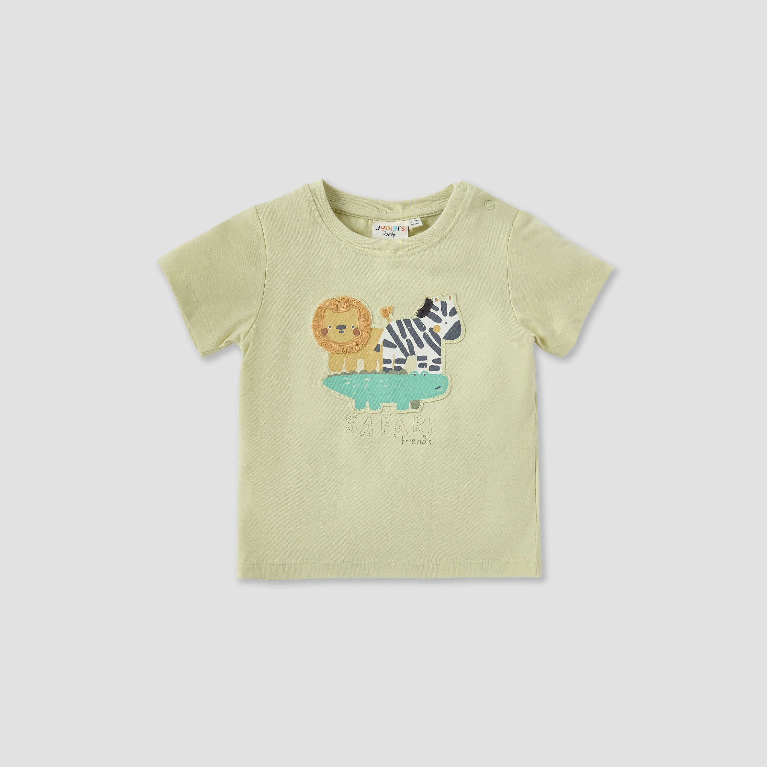 Juniors 3-Piece Applique Detail T-shirt and Shorts Set-baby-boys-clothing-setsandcoords-image-2