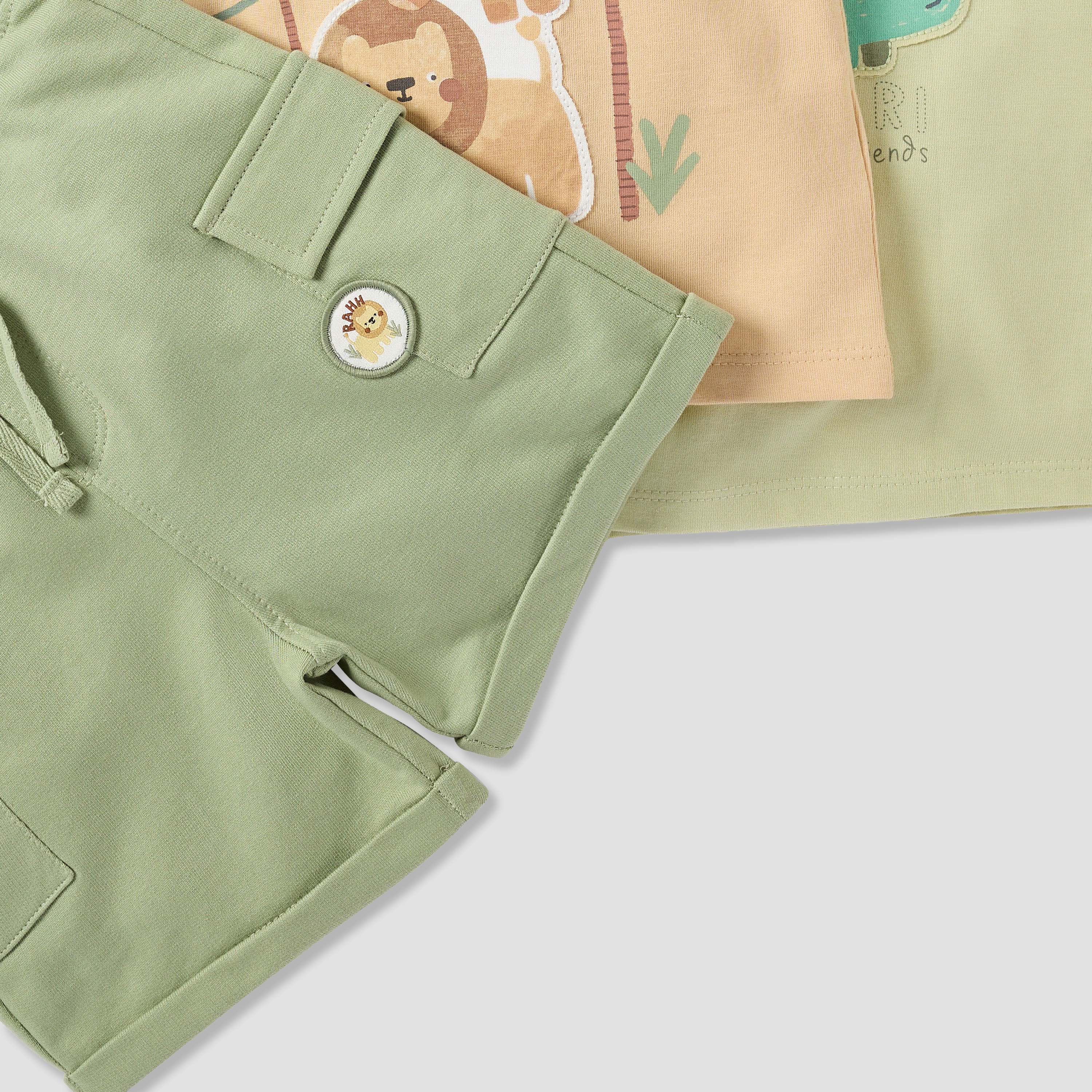 Juniors 3-Piece Applique Detail T-shirt and Shorts Set-baby-boys-clothing-setsandcoords-image-6
