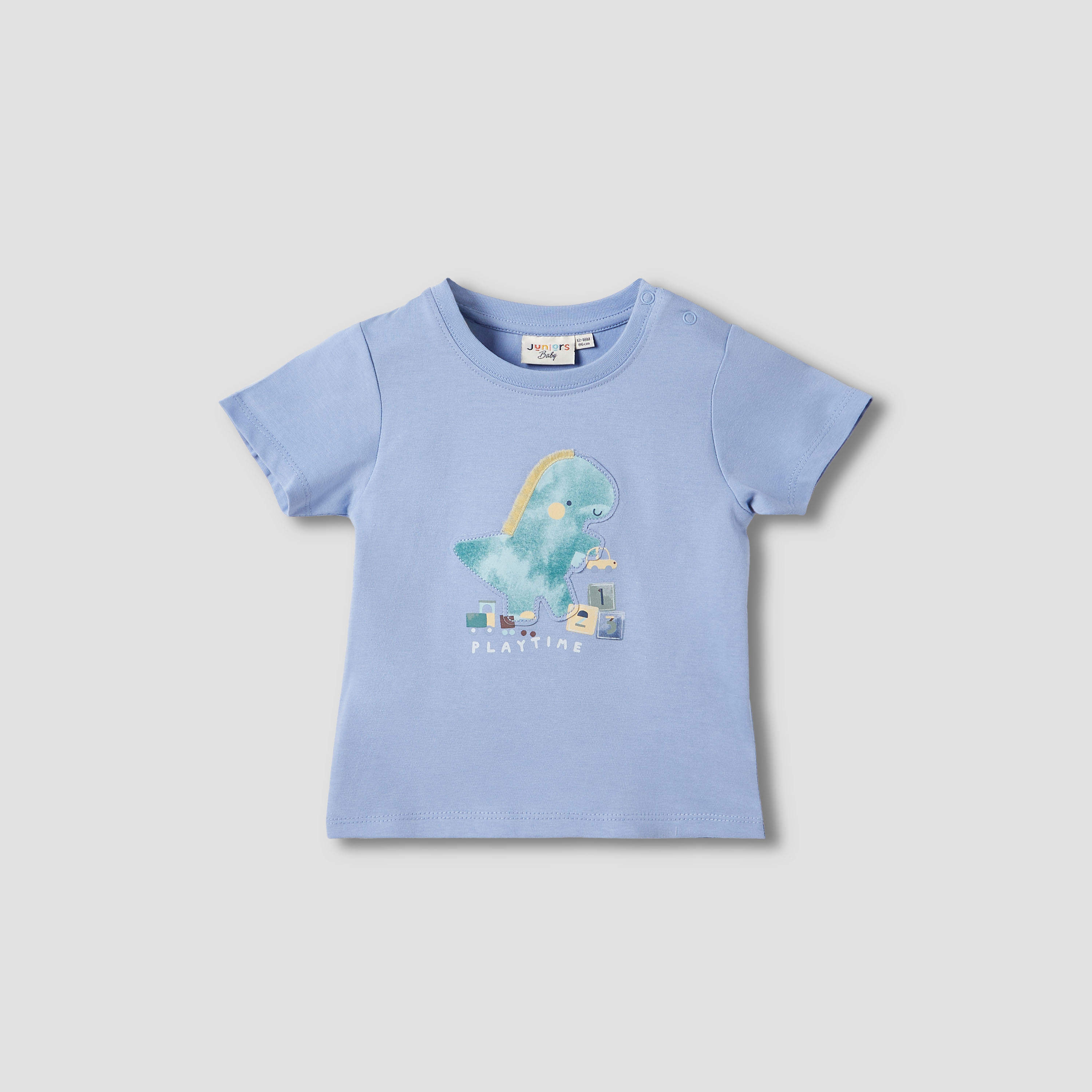 Juniors Dinosaur Applique 3-Piece T-shirts and Shorts Set-baby-boys-clothing-setsandcoords-image-3