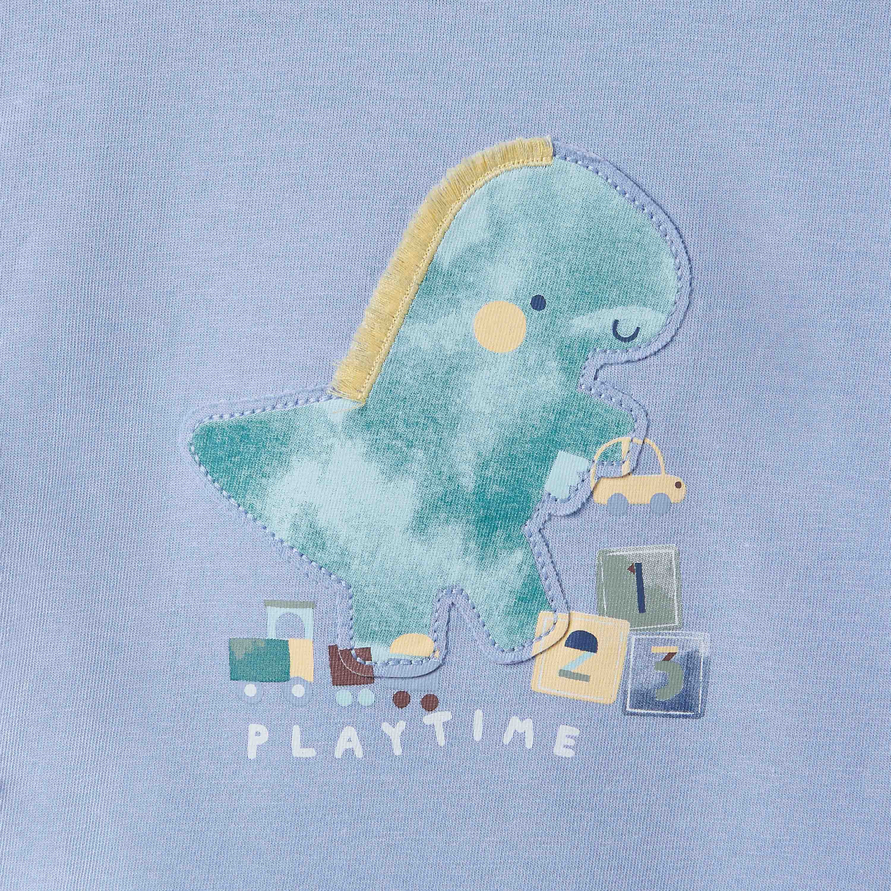 Juniors Dinosaur Applique 3-Piece T-shirts and Shorts Set-baby-boys-clothing-setsandcoords-image-6